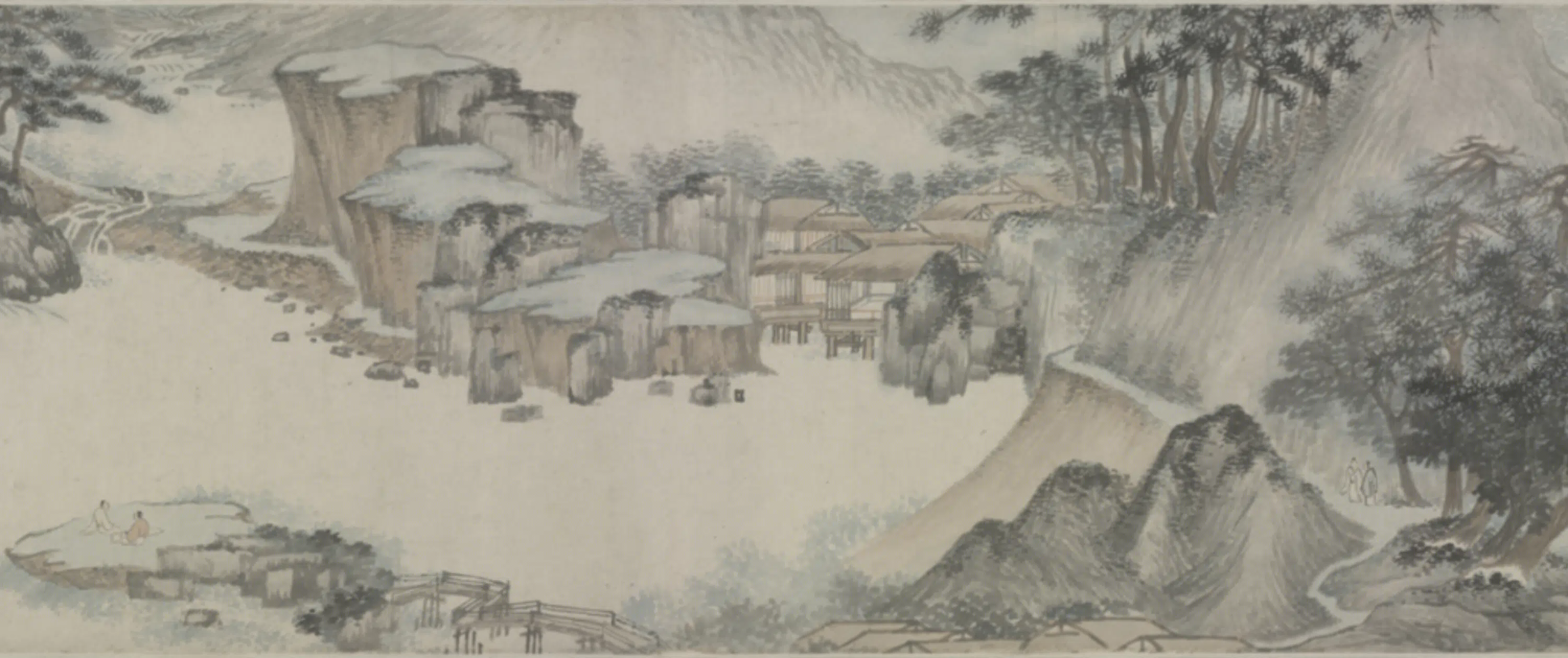 明朝【张復】《山水卷》 第7张 明朝【张復】《山水卷》 第7张