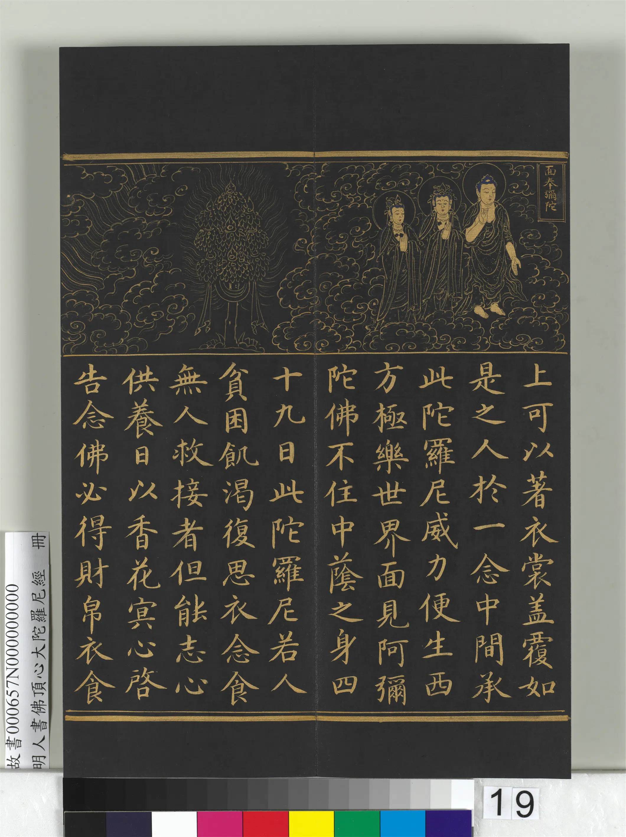 明朝《明人佛顶心大陀罗尼经册》 第11张