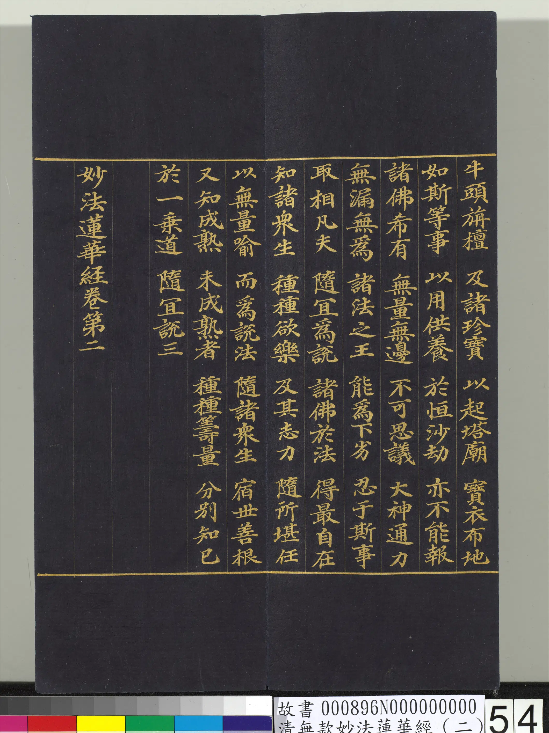 《无款妙法莲华经（二）册》 第49张
