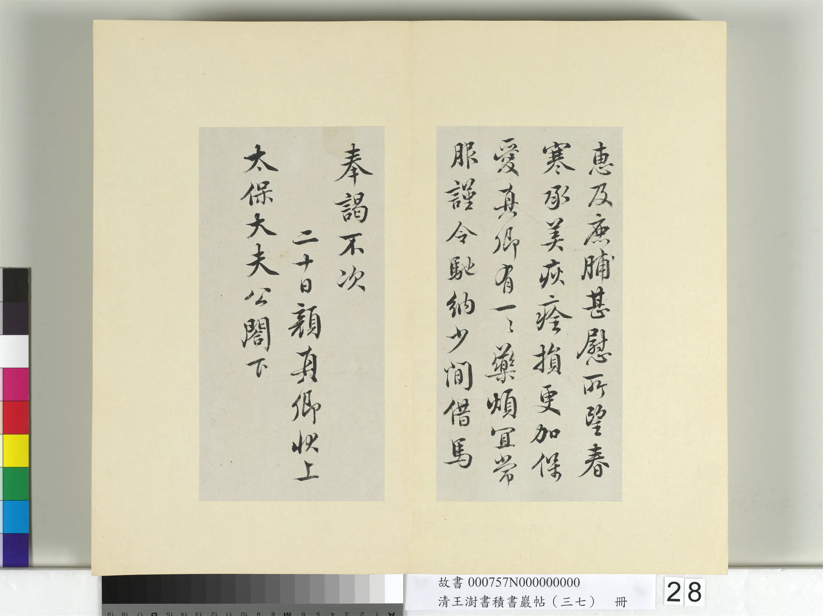 清代【王澍】《书积书岩帖（三十七）册》 第28张