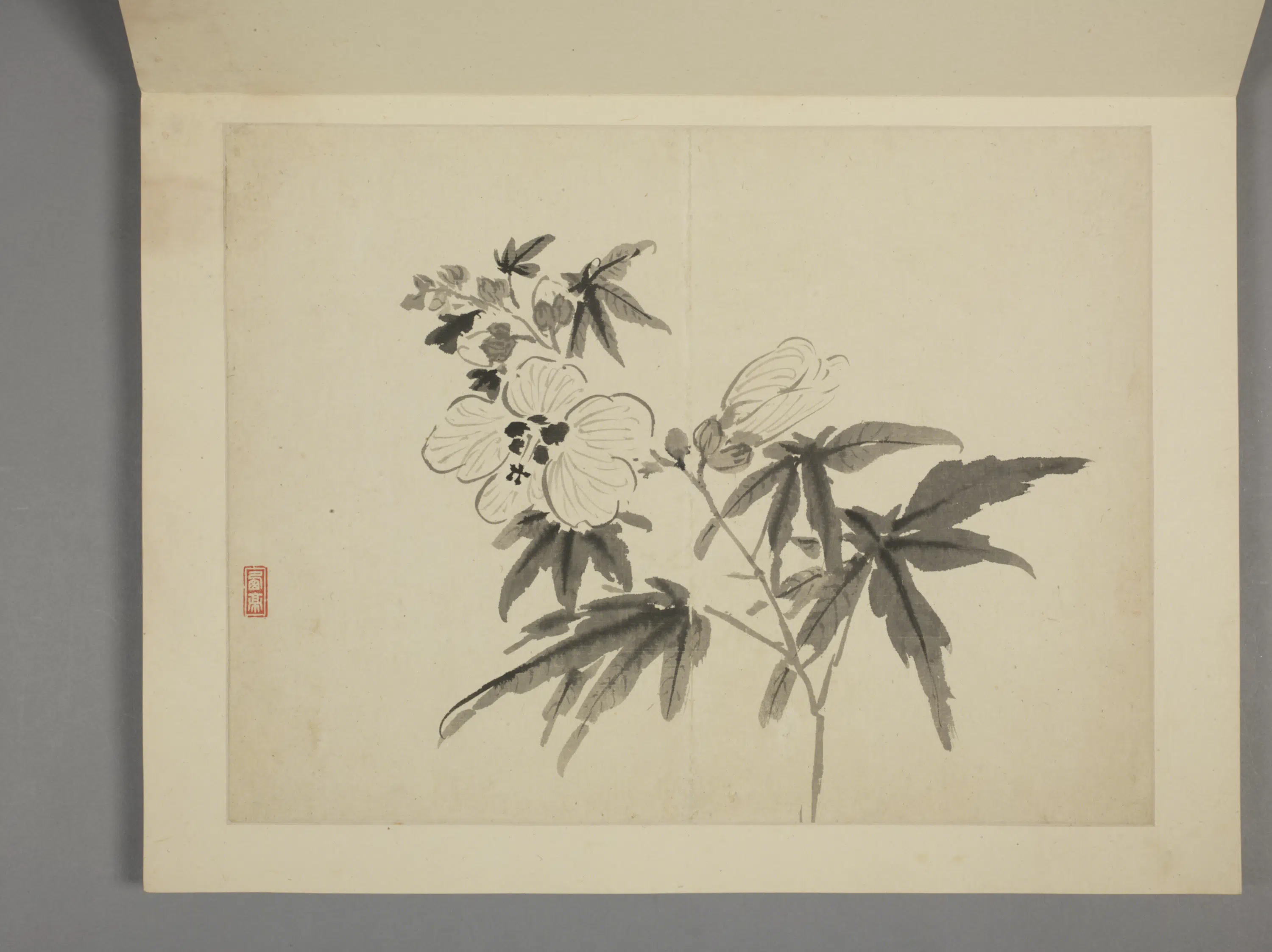 清代【杨晋】《山水花鸟册（10开）》 第6张