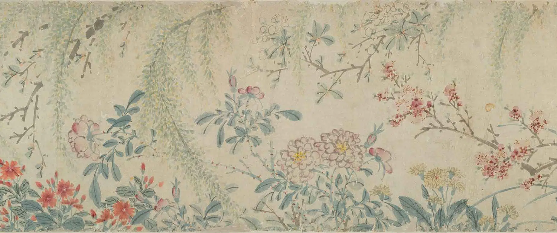 明朝【陈淳（道复）】《四季花卉卷》 第9张