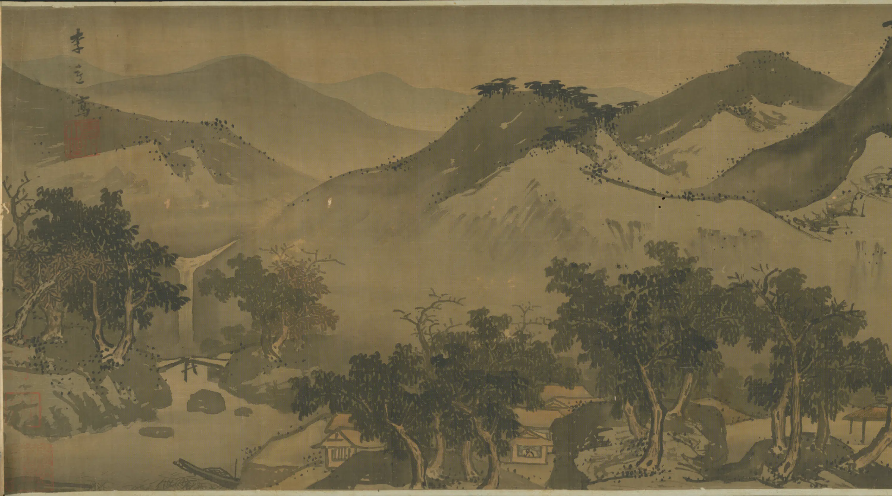 明朝【明人】《山水图卷-3》 第1张 明朝【明人】《山水图卷-3》 第1张