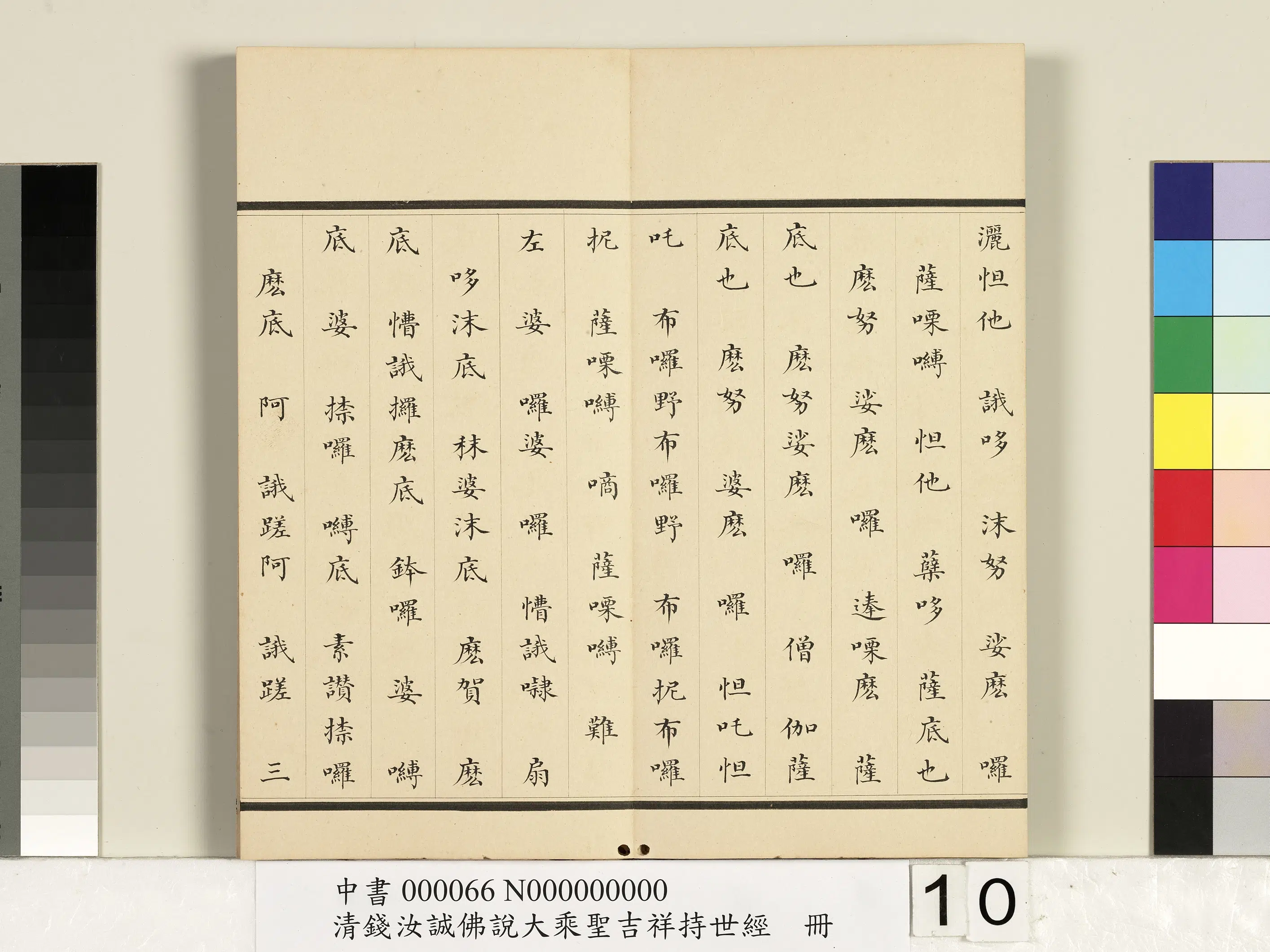 清代【钱汝诚】《佛说大乘圣吉祥持世经册》 第2张 清代【钱汝诚】《佛说大乘圣吉祥持世经册》 第2张