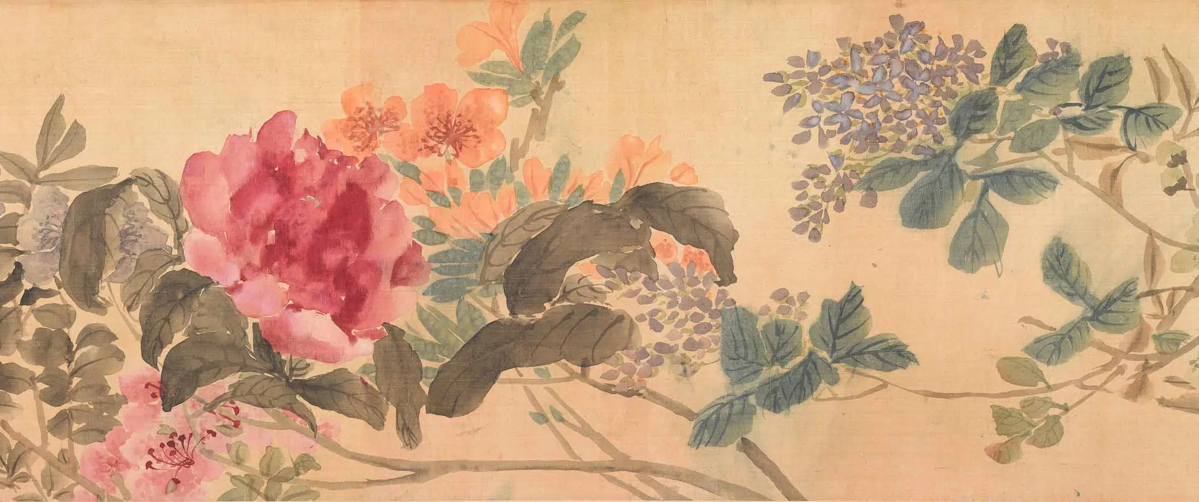 清代【任熊】《花卉图卷》 第10张
