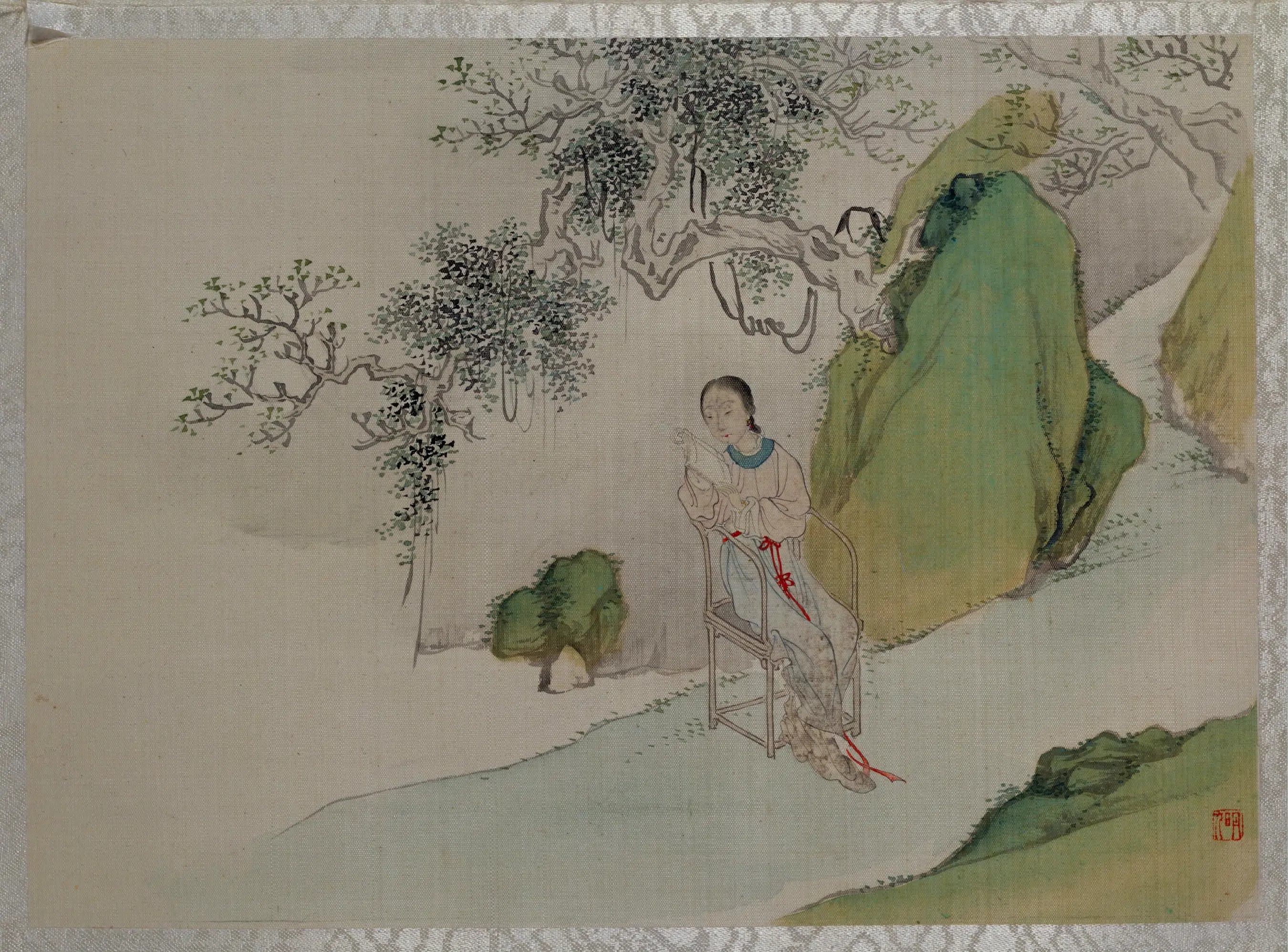 清代【费丹旭】《十二金钗图册》 第10张