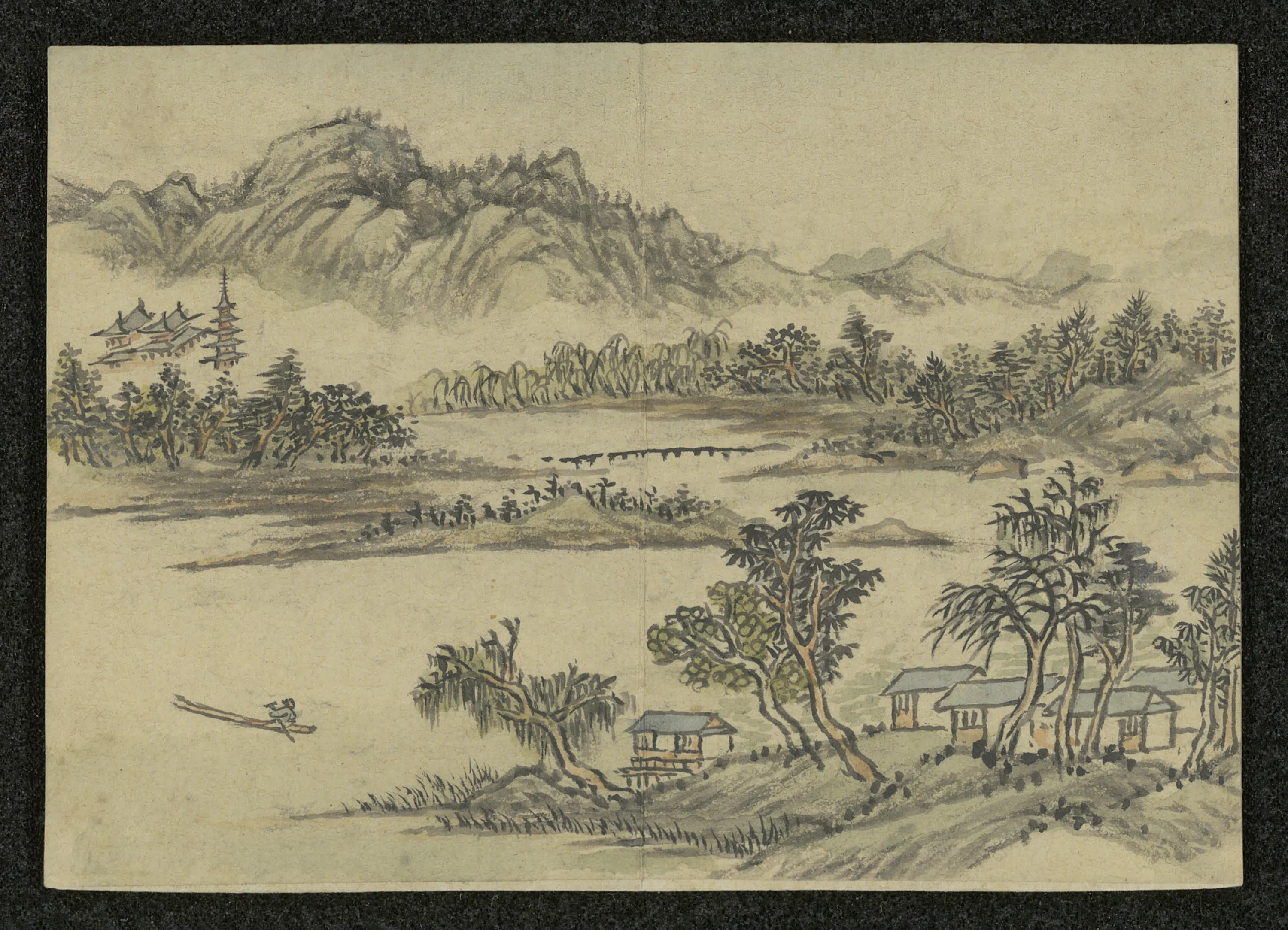 清代【方琮】《山水册（11开）》 第9张