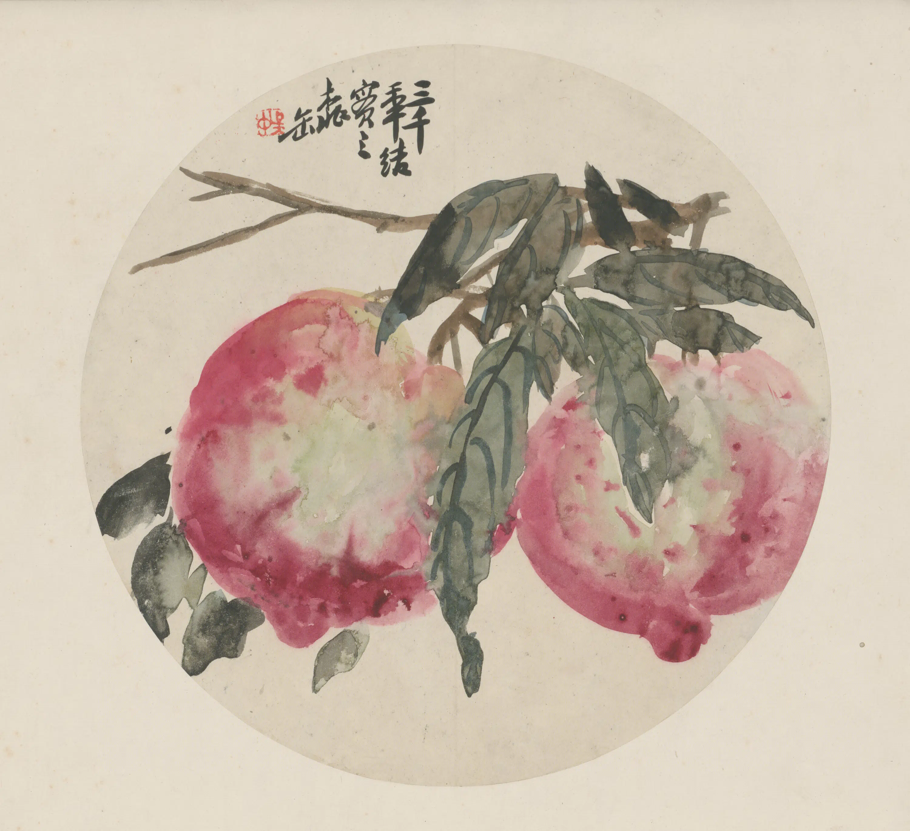清代【吴俊卿】《花卉册》