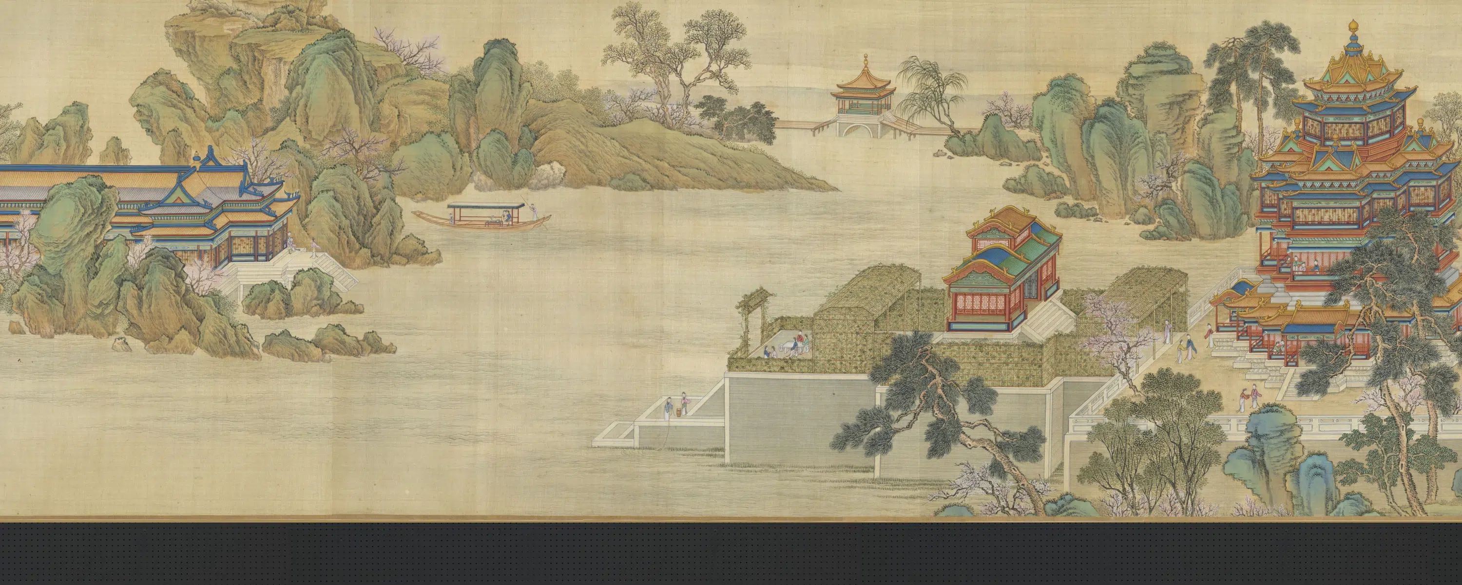 清代【周鲲】《院本汉宫春晓图》 第44张