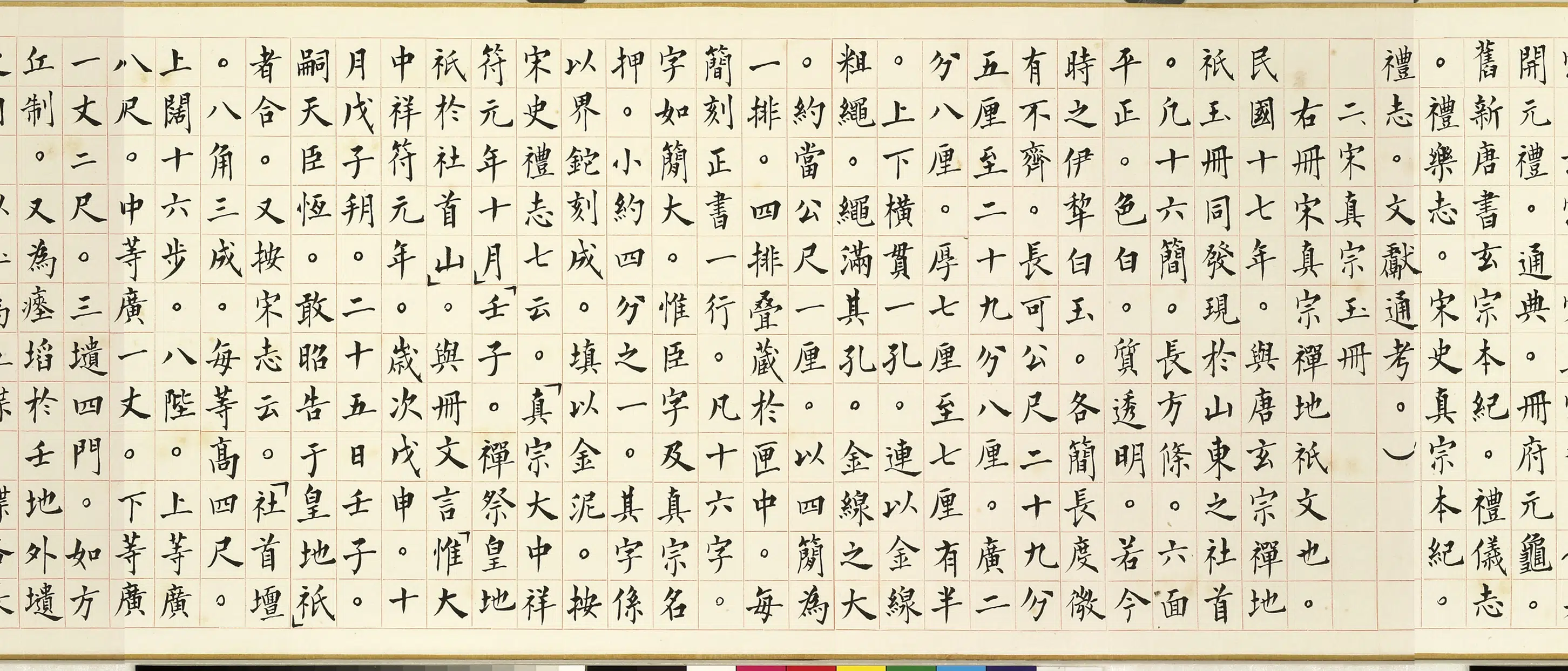 唐朝【李隆基】《唐玄宗宋真宗禅地祇玉册墨拓本卷》 第7张