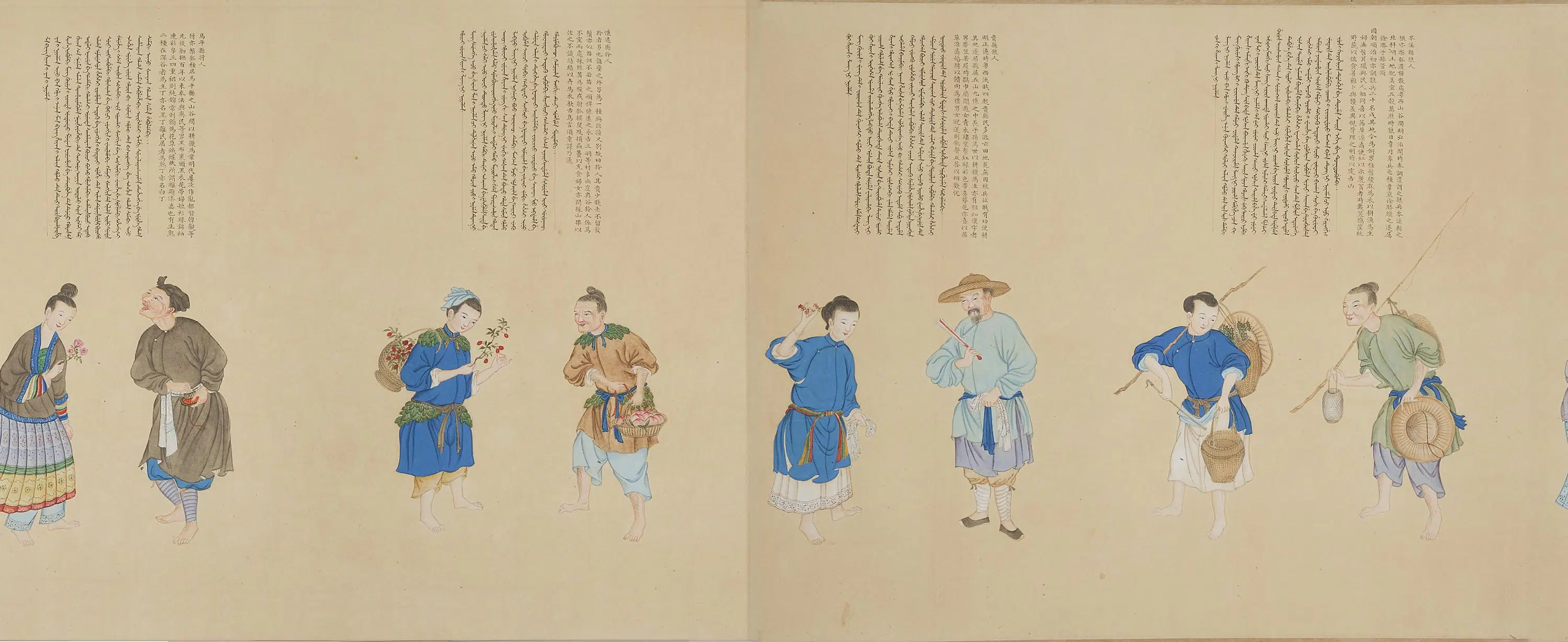 清代【清人】《画职贡图卷-1》 第12张 清代【清人】《画职贡图卷-1》 第12张