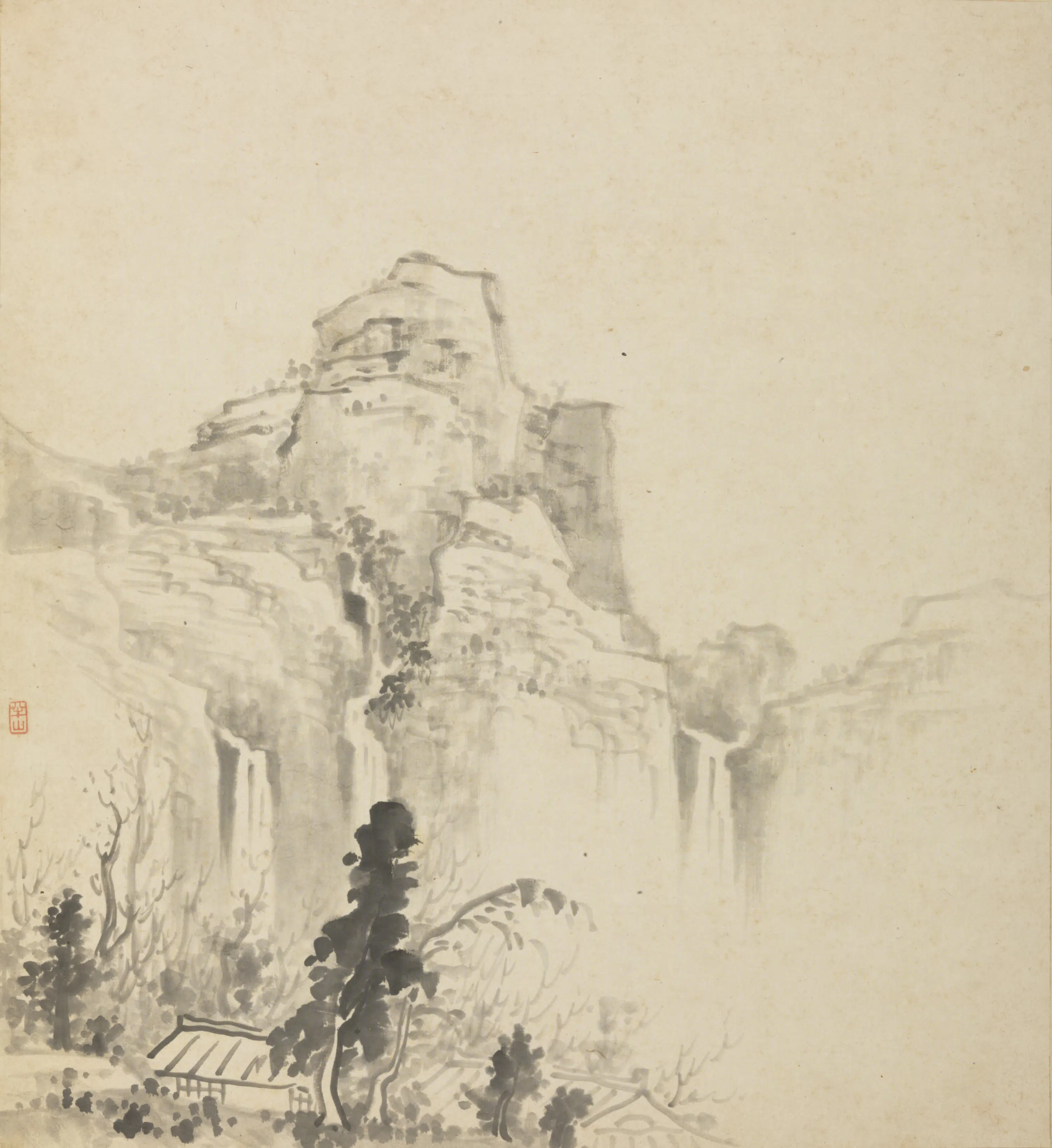 清代【半山-徐敦（惇）】《山水人物册》 第6张