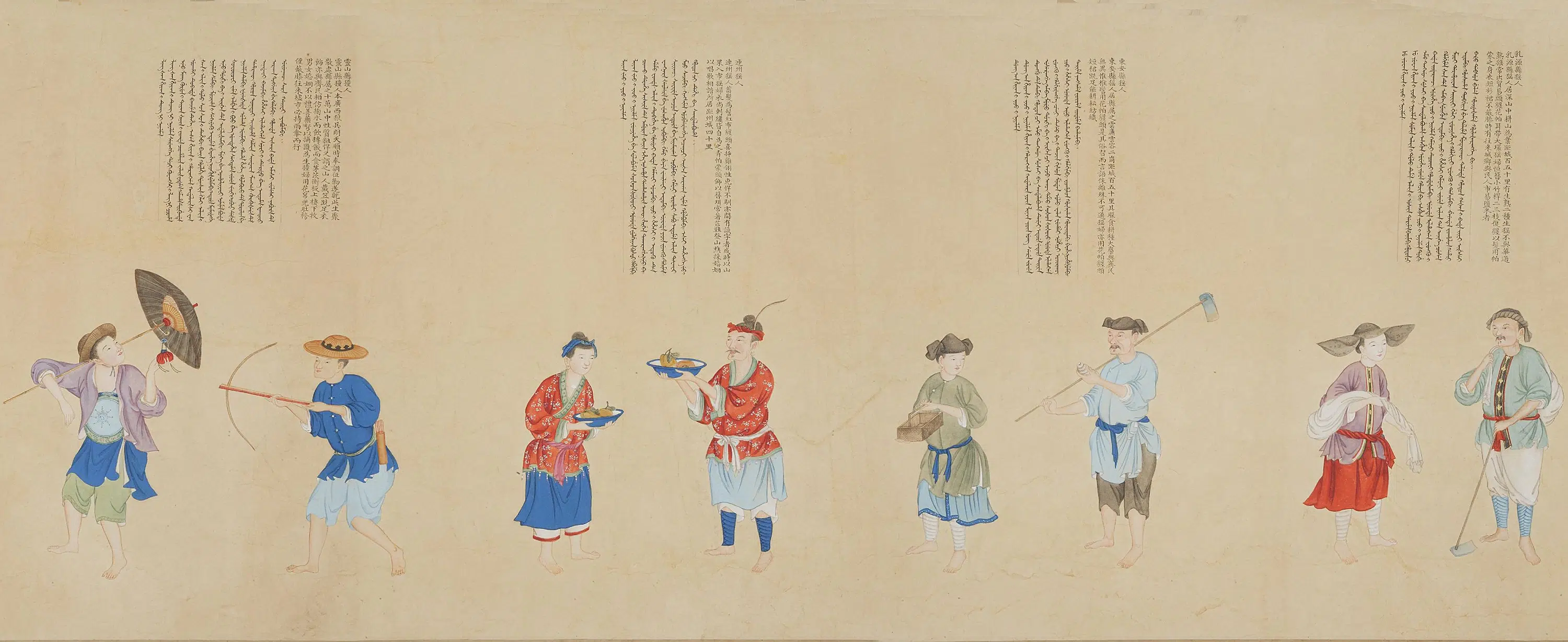 清代【清人】《画职贡图卷-1》 第17张 清代【清人】《画职贡图卷-1》 第17张