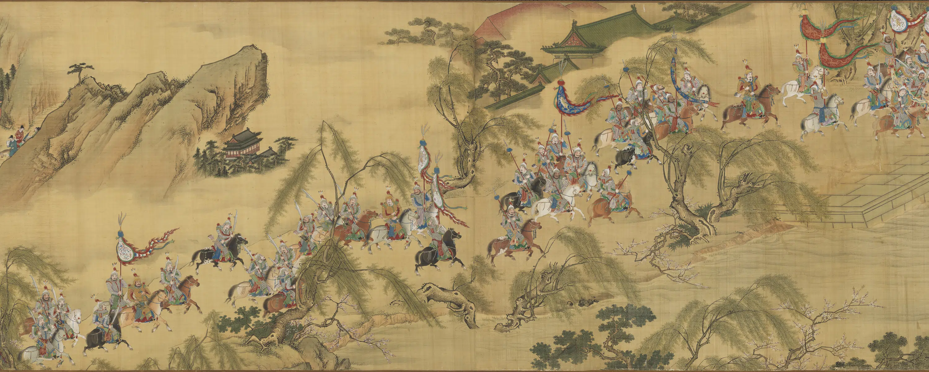 明朝《明人画入跸图卷》 第7张