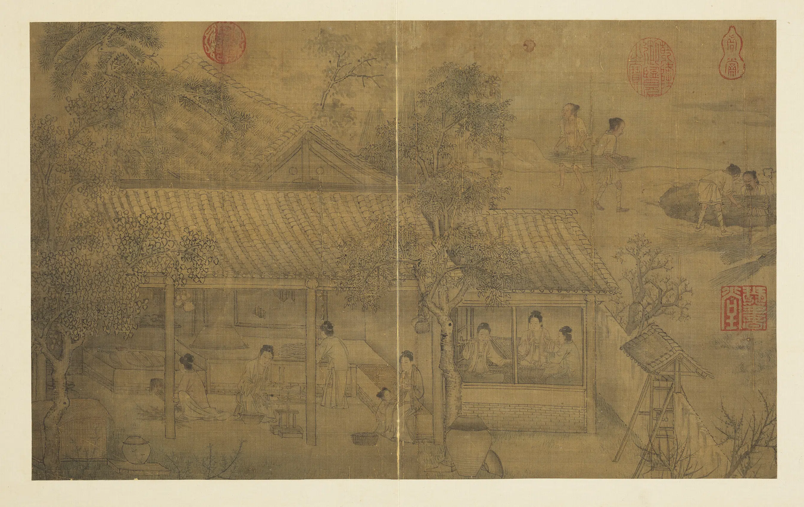 《历朝名人图绘册》 第3张 《历朝名人图绘册》 第3张