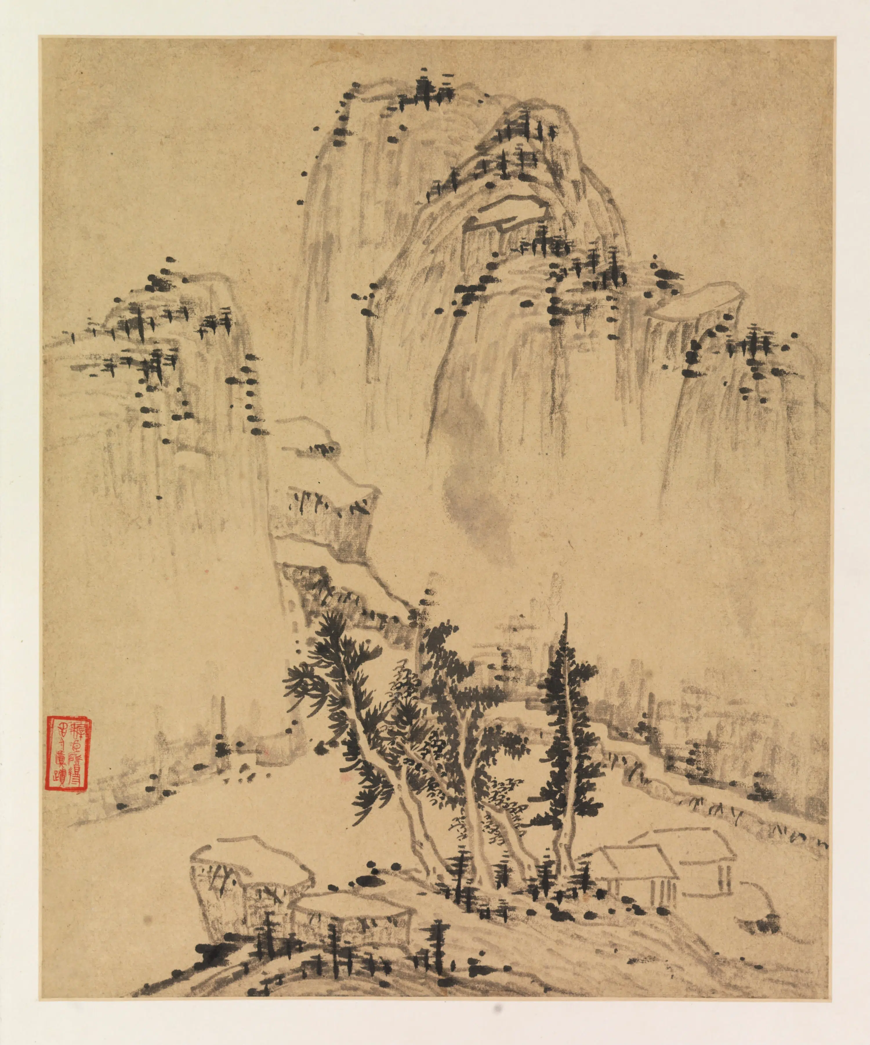 明代【杨文骢】《山水册》 第3张