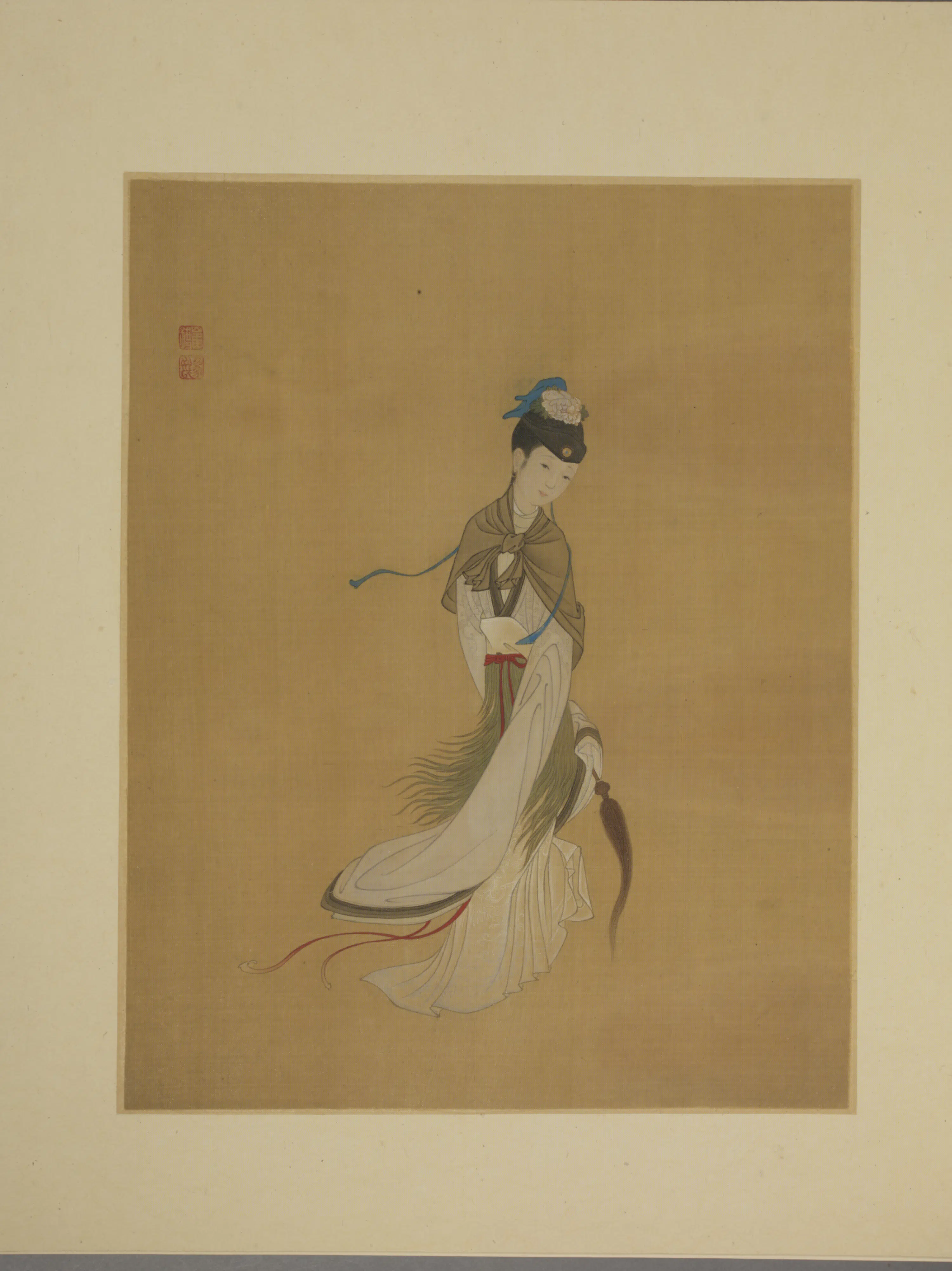 清代【崔鏏】《仕女图册》 第5张