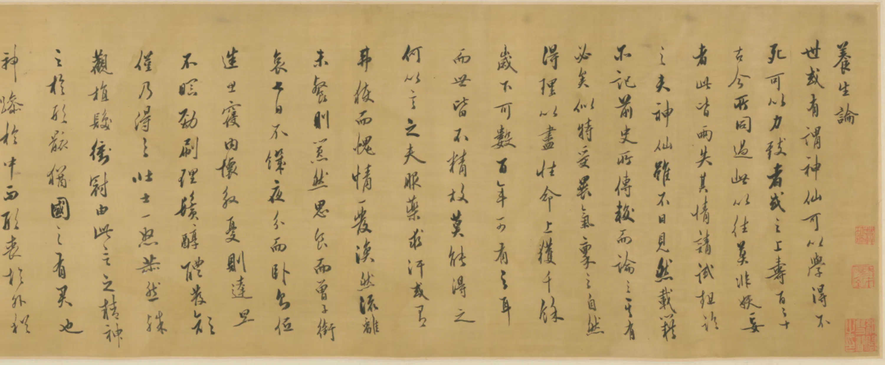 清代【姜宸英】《行书养生论卷》 第6张