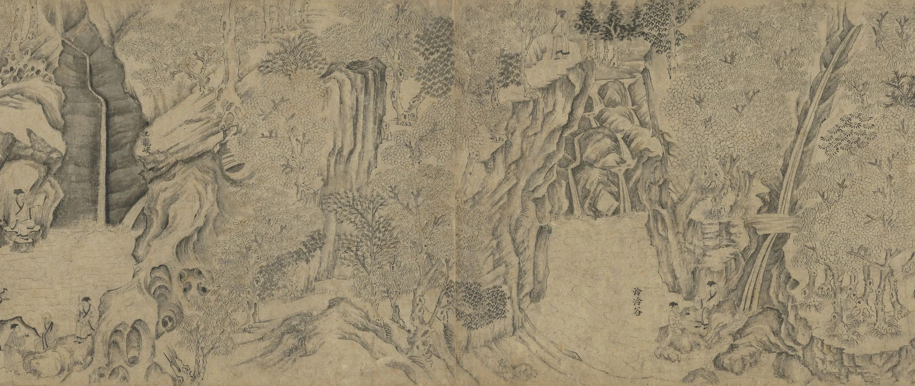 北宋【李公麟】《龙眠山庄图》 第7张