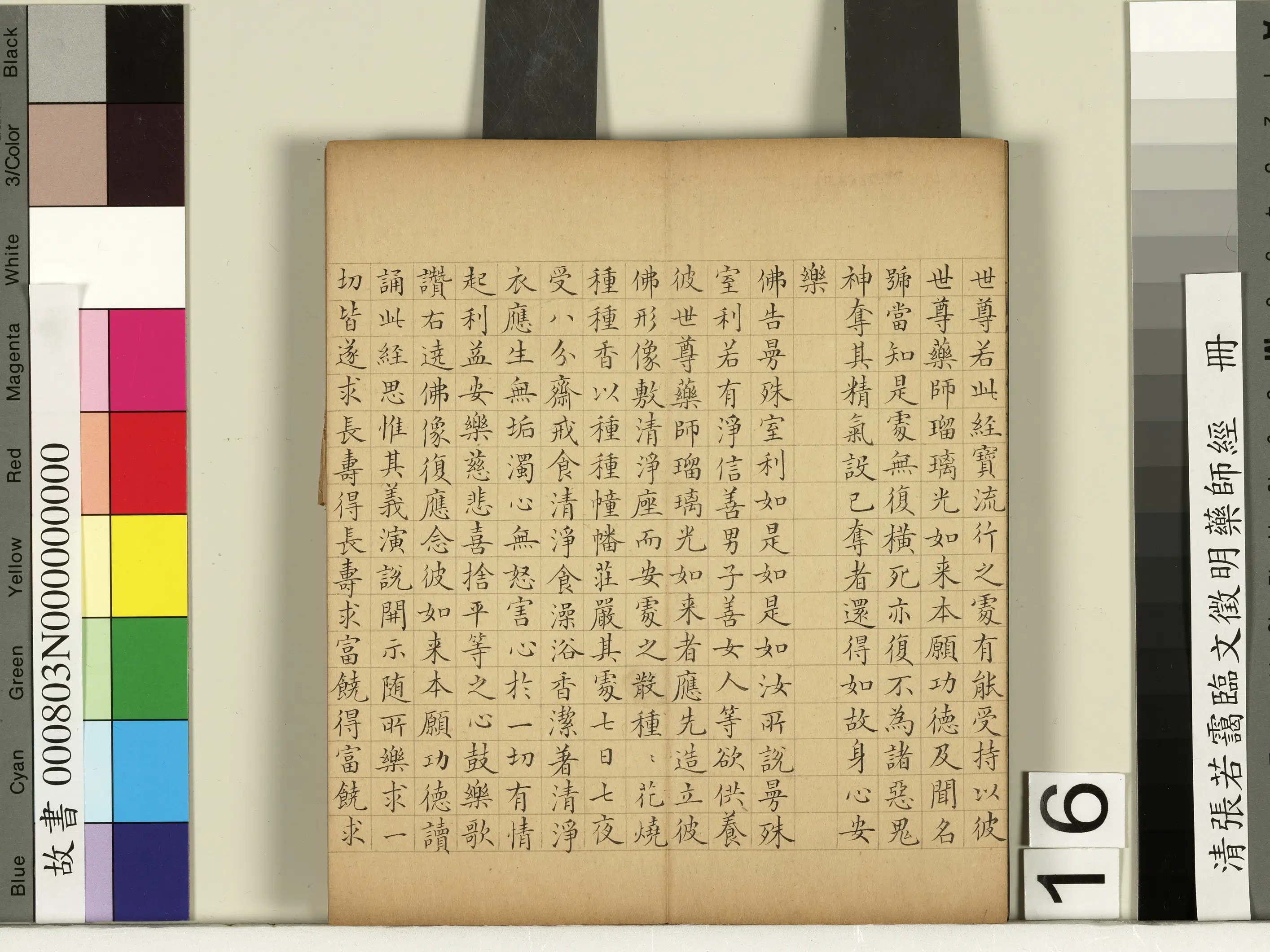 清代【张若霭】《临文征明药师经册》 第8张 清代【张若霭】《临文征明药师经册》 第8张