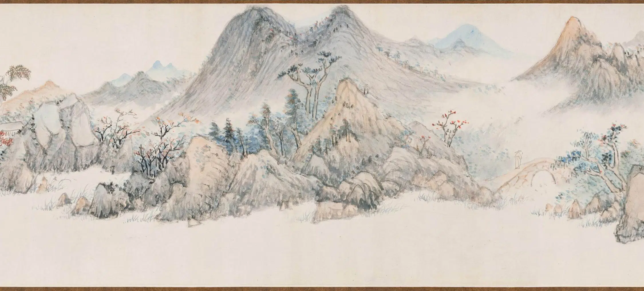 明朝【赵左】《仿大痴秋山无尽图卷》 第3张