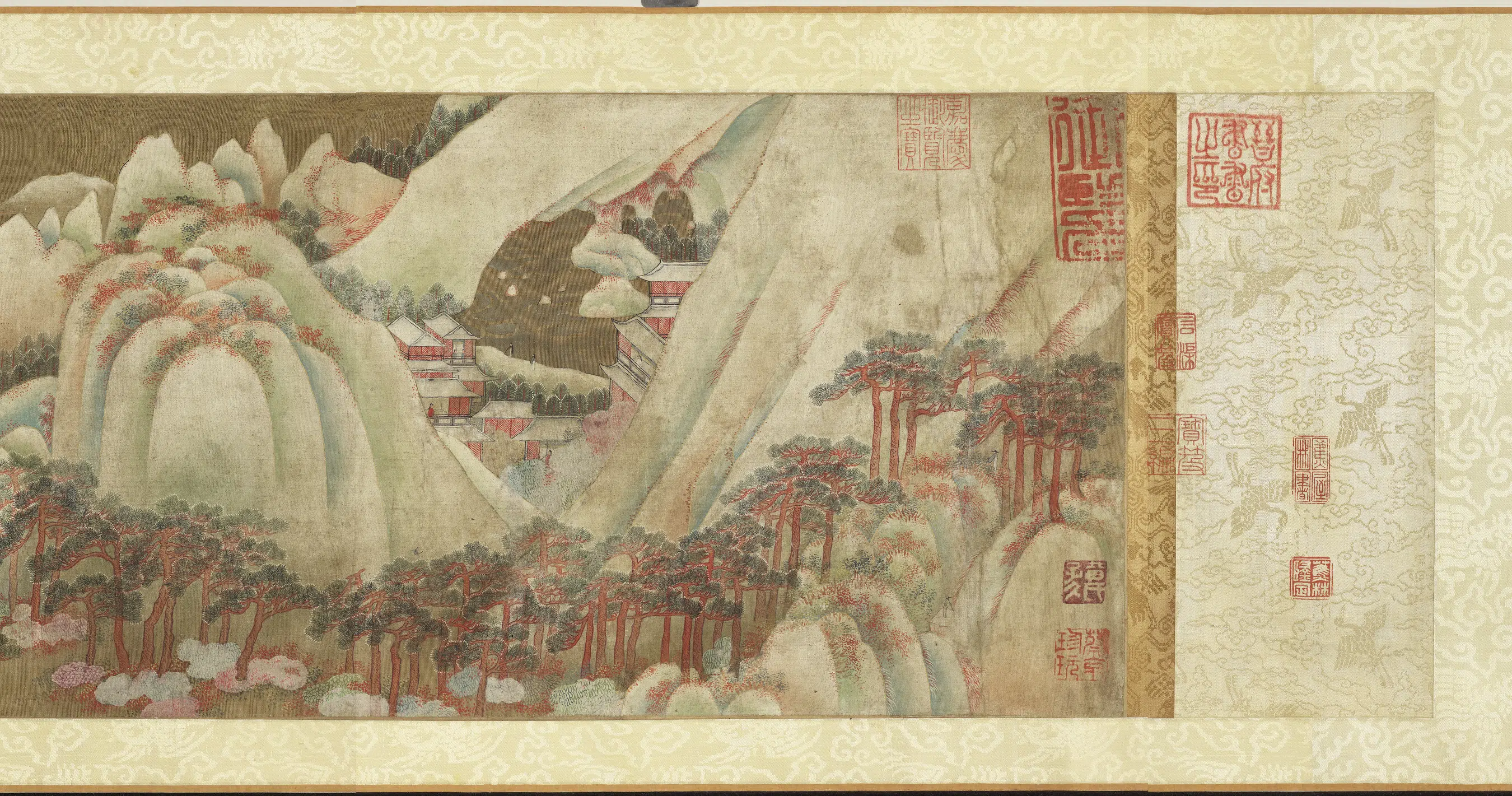 唐朝【杨昇(杨升)】《画山水卷》 第4张 唐朝【杨昇(杨升)】《画山水卷》 第4张