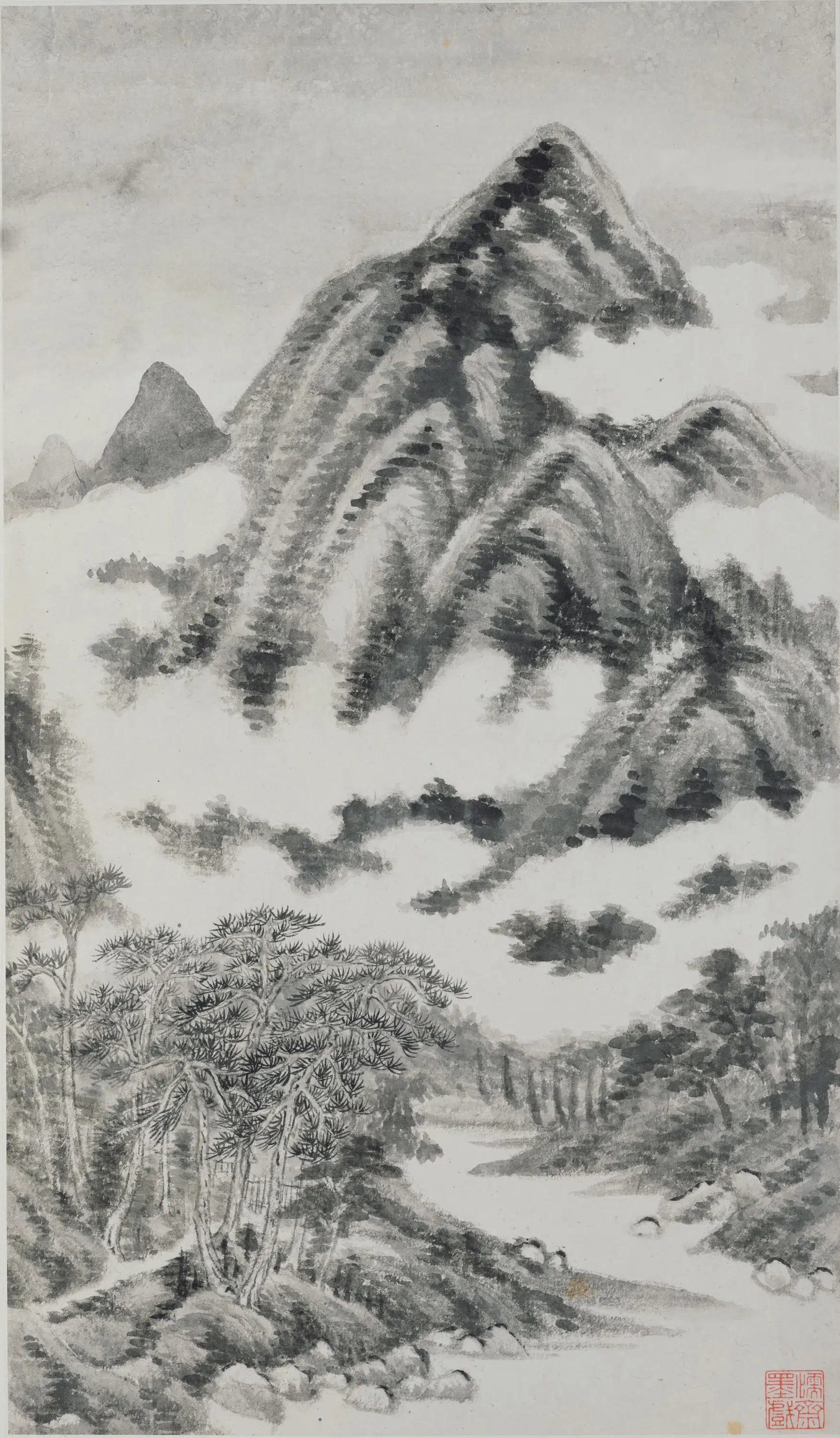 清代【王时敏】《山水图册-2》 第7张