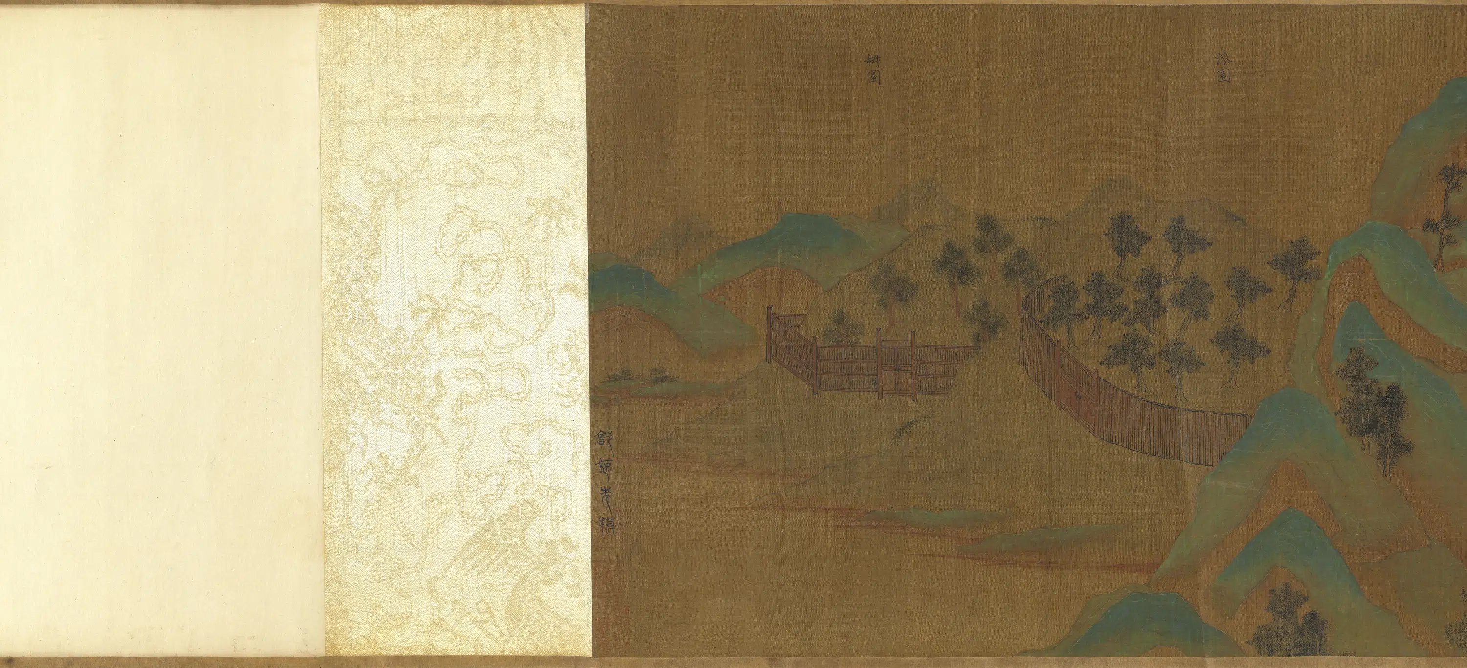 北宋【郭忠恕】《仿王摩诘辋川图卷》