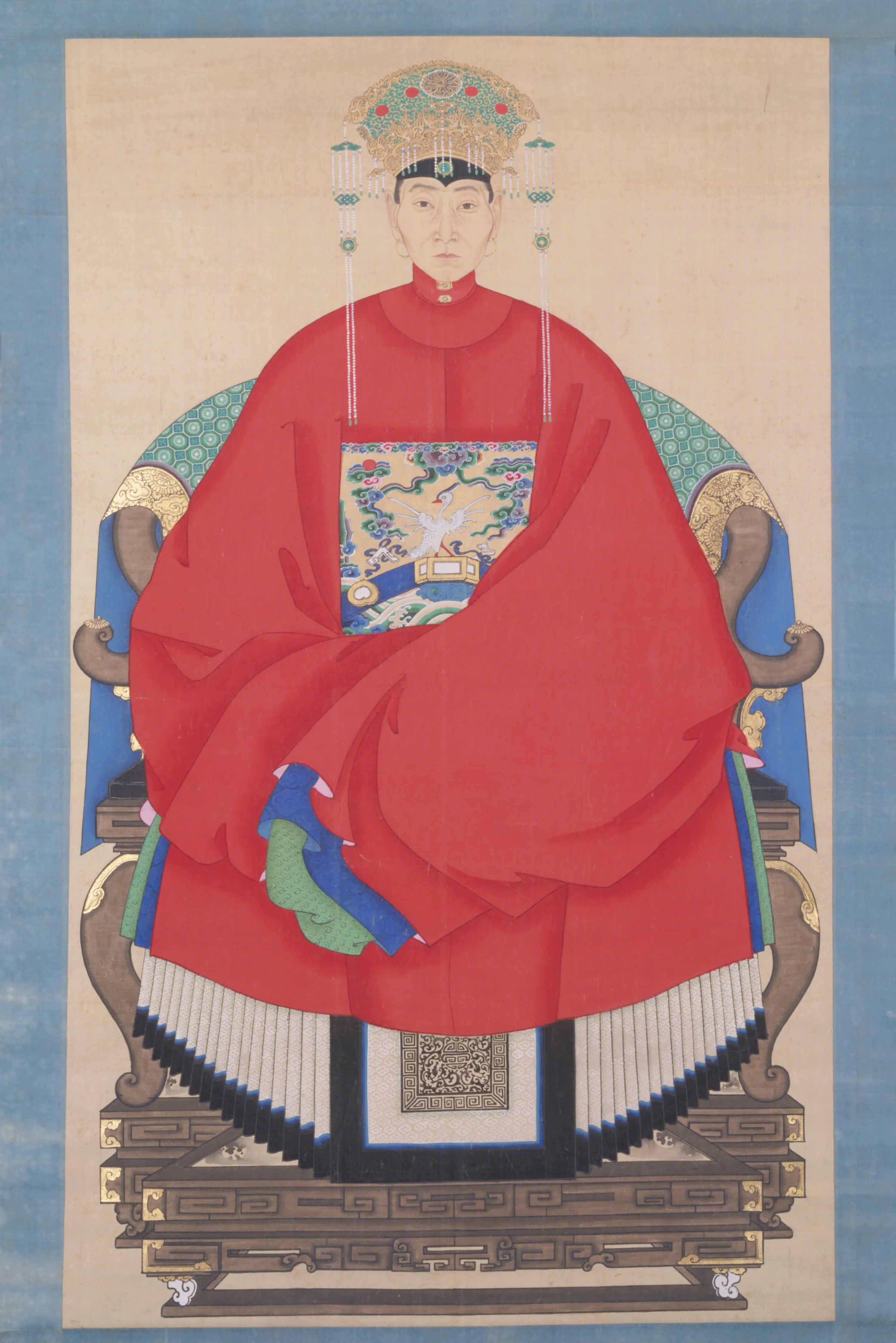 明朝【明人】《画女像轴-1》 第1张 明朝【明人】《画女像轴-1》 第1张