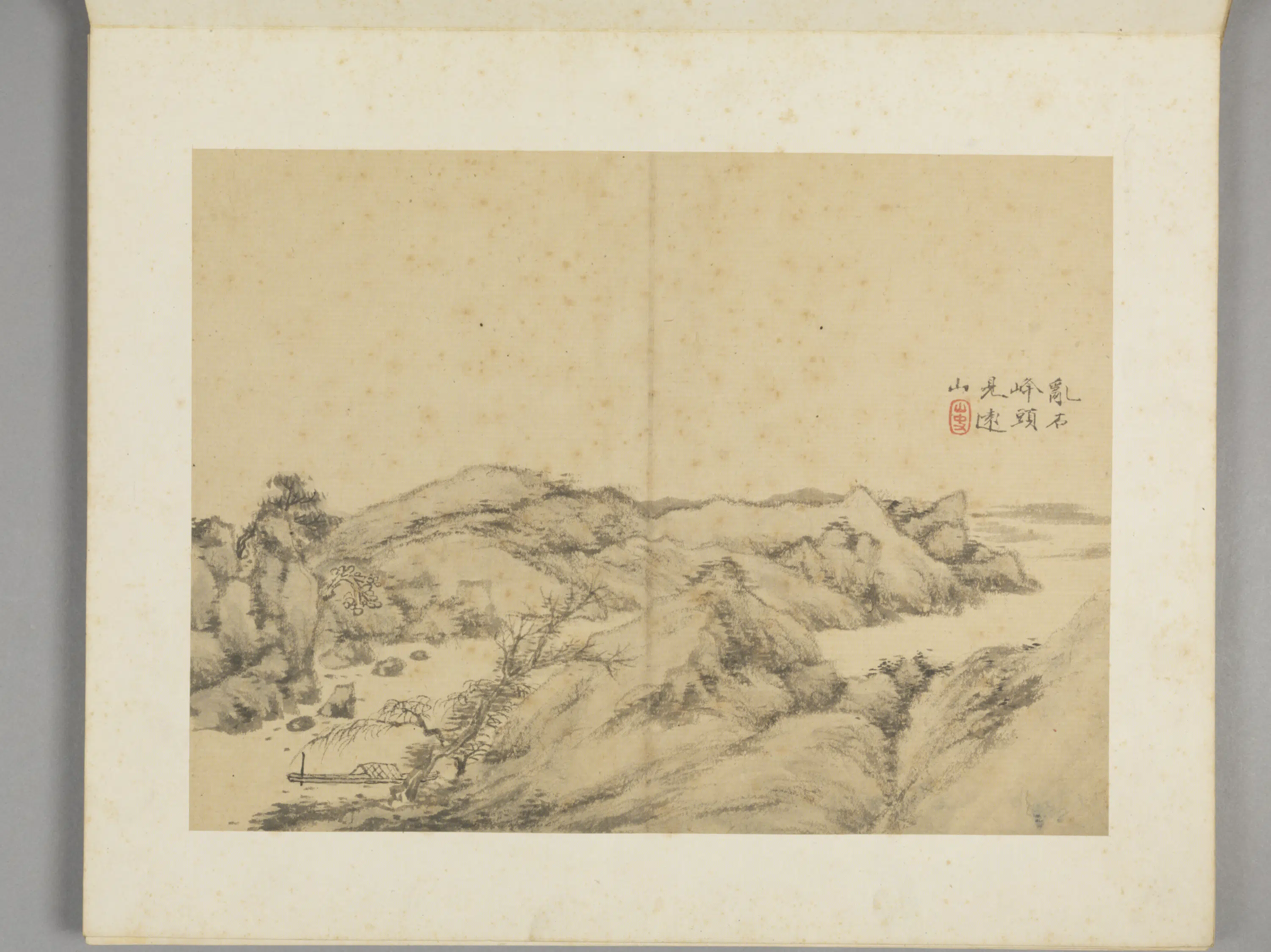 清代【祝昌】《山水册（8开）》