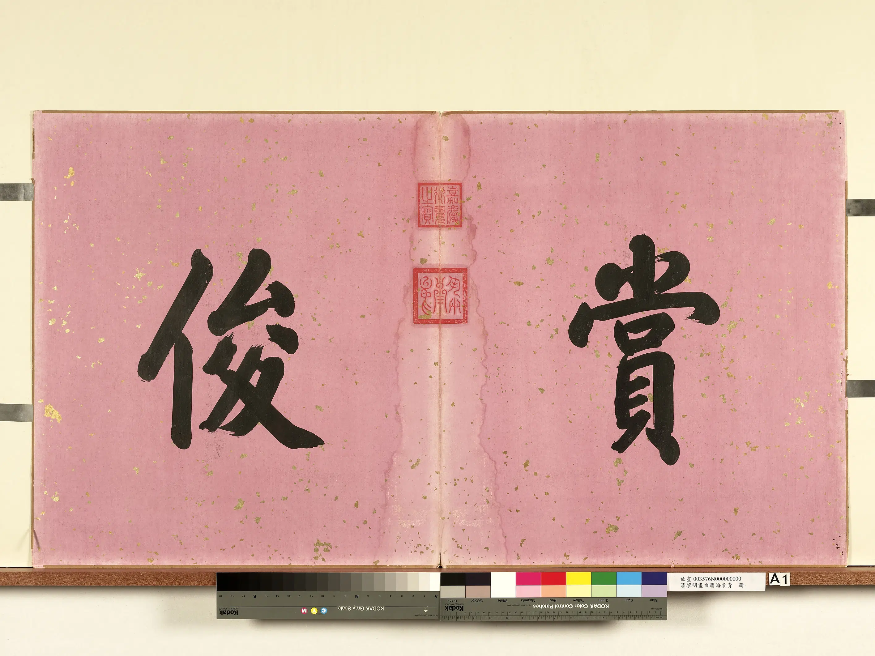 清代【黎明】《画白鹰海东青册》