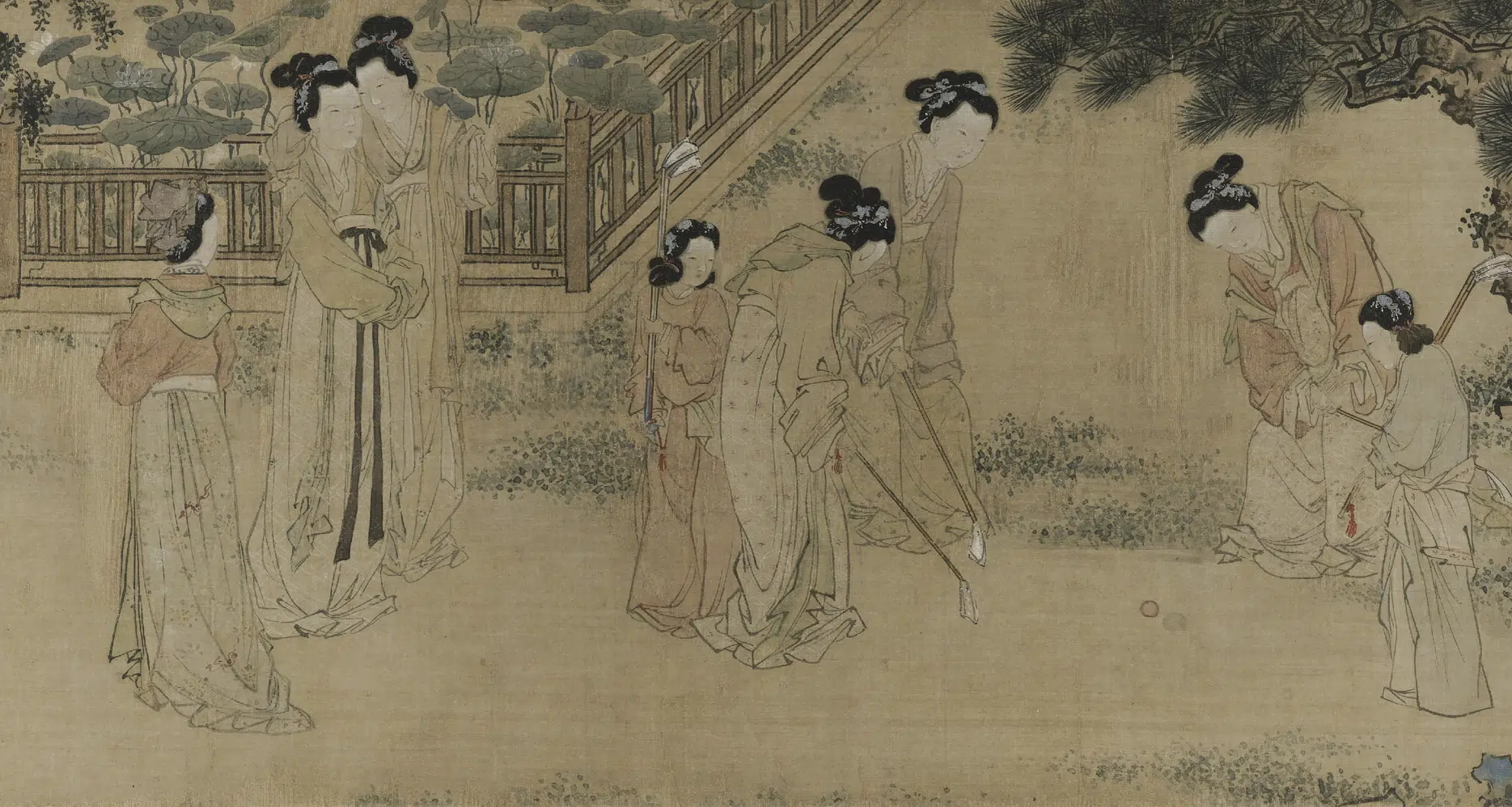 明朝【杜堇】《仕女图卷》 第2张 明朝【杜堇】《仕女图卷》 第2张