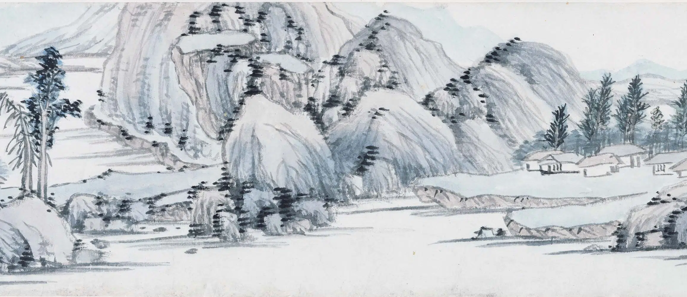 明朝【李流芳】《溪山秋意图卷》 第4张