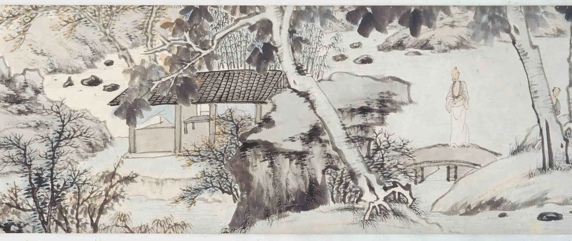 清代【萧云从】《四时山水卷》 第13张 清代【萧云从】《四时山水卷》 第13张