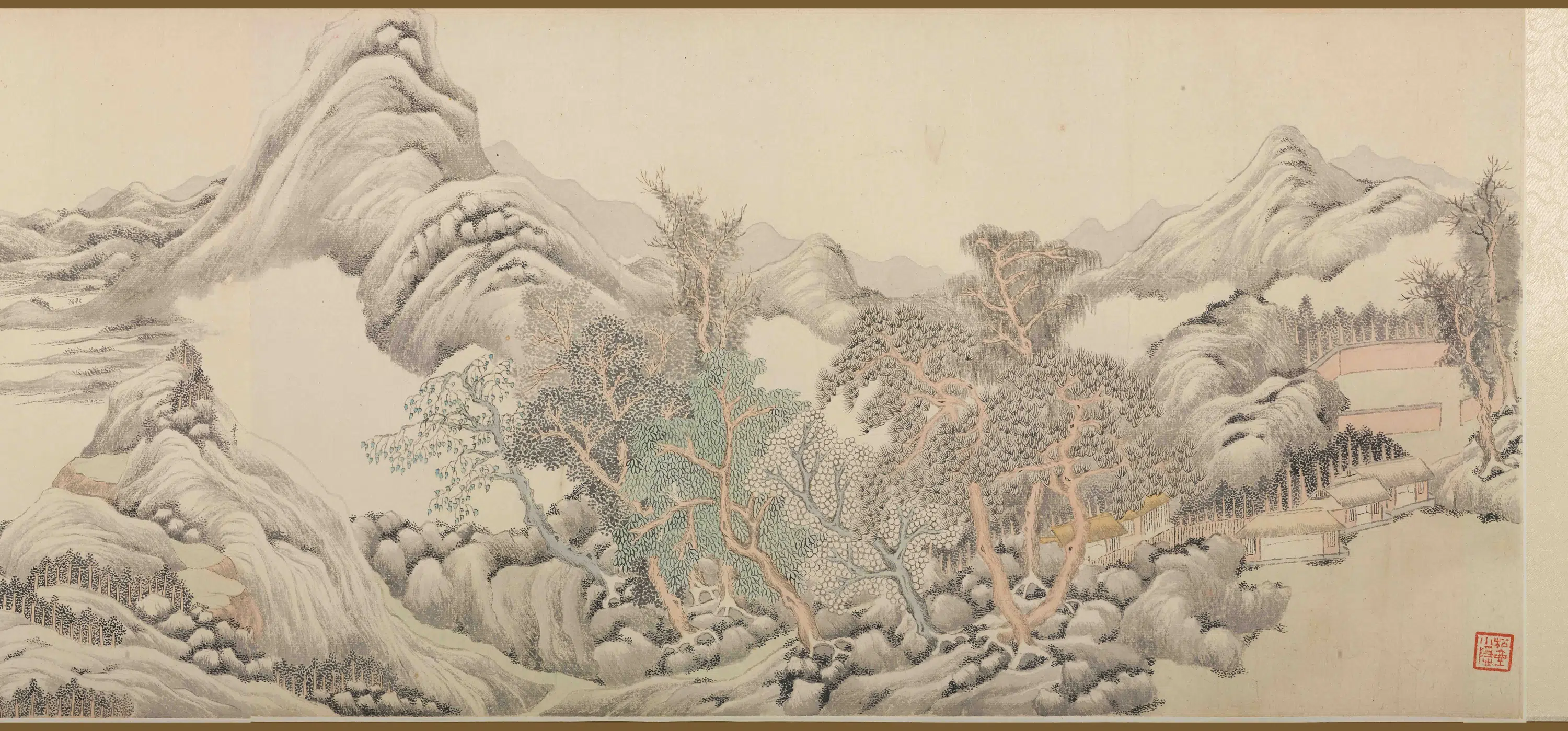 清代【钱杜】《辋川图卷》 第5张 清代【钱杜】《辋川图卷》 第5张