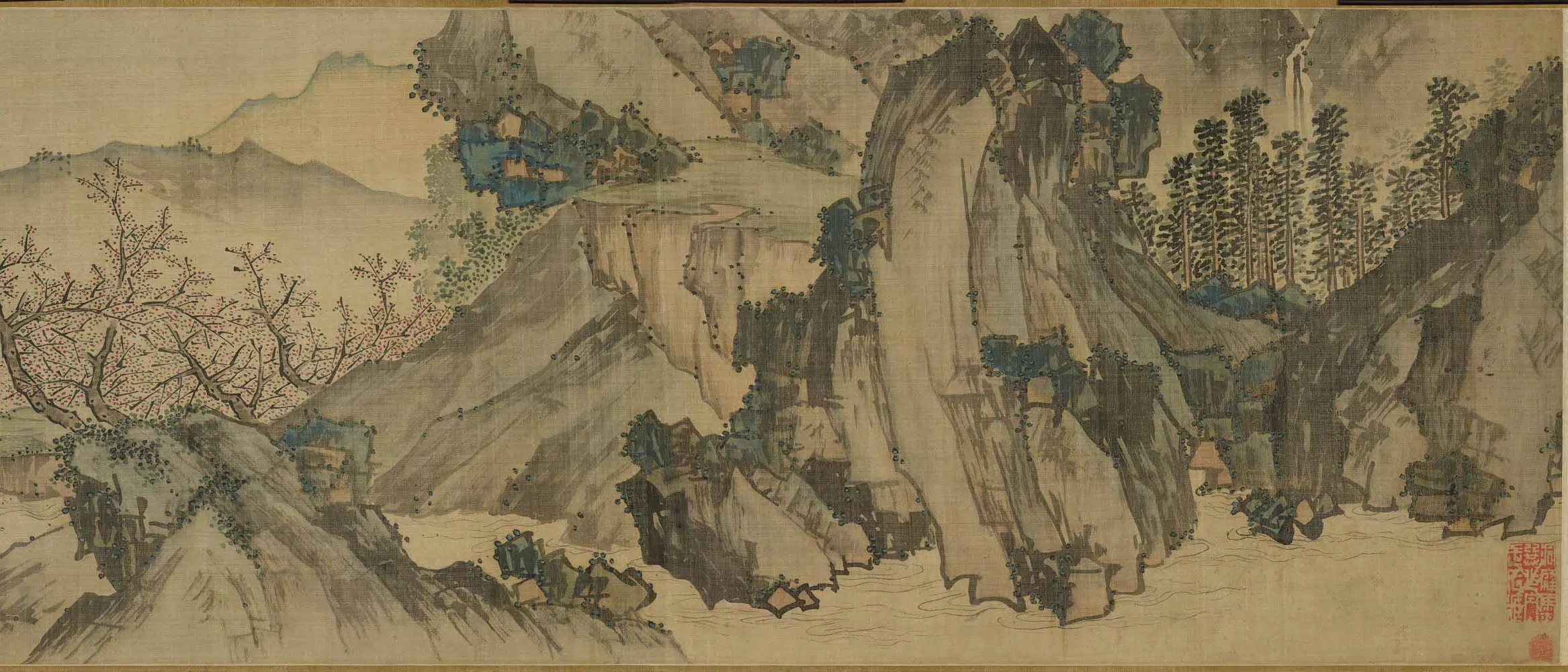 明朝【黄克晦】《桃花源图卷》 第7张 明朝【黄克晦】《桃花源图卷》 第7张