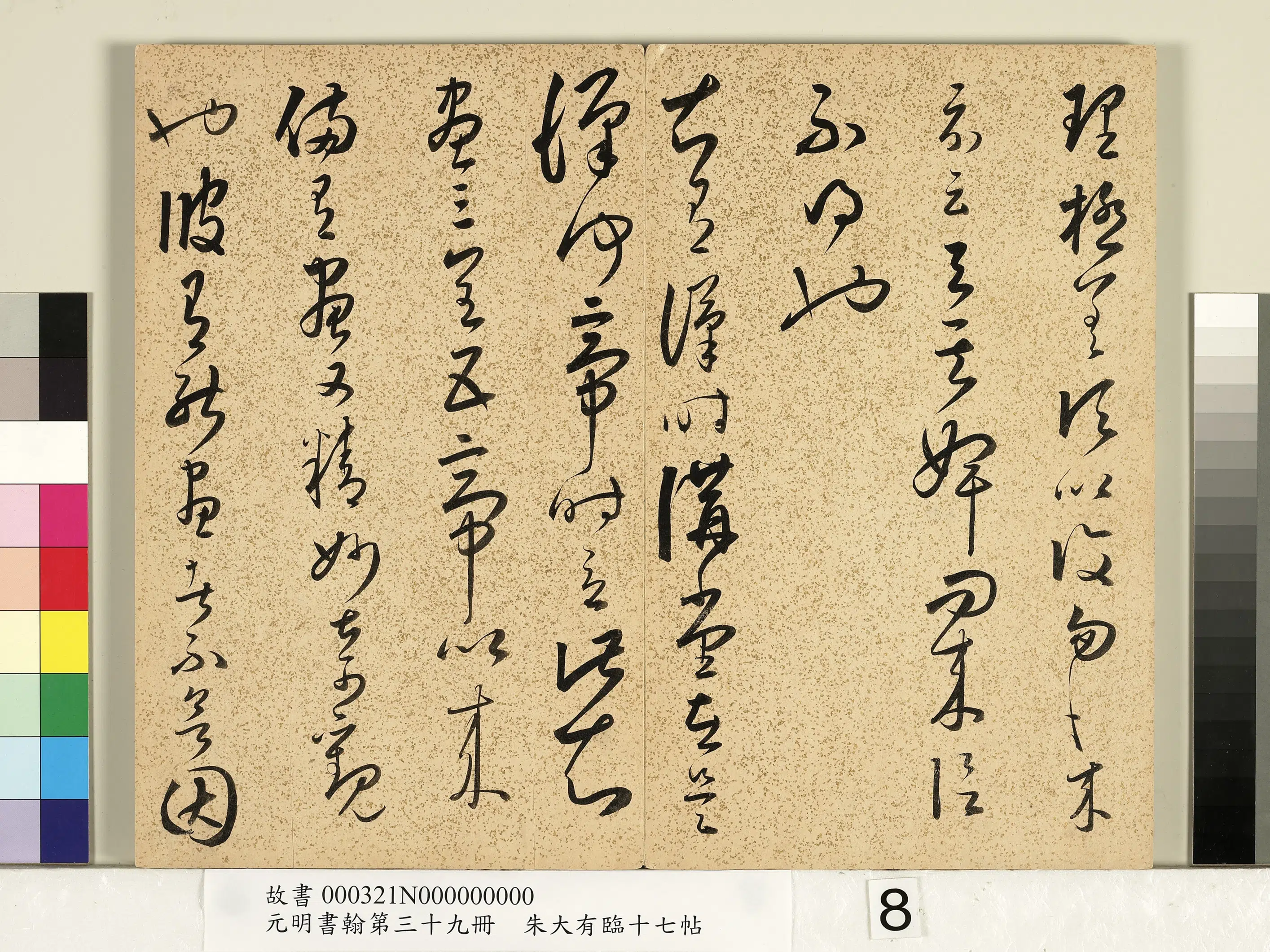 明朝【朱大有】《草书临十七帖-元明书翰第三十九册》 第11张