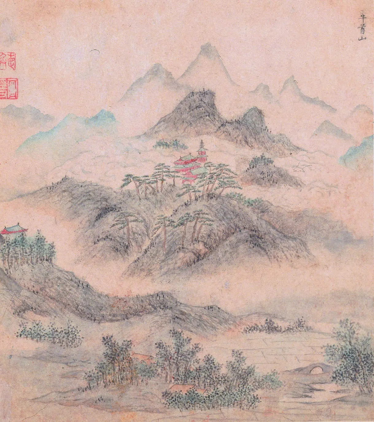明朝【文伯仁】《金陵山水册》