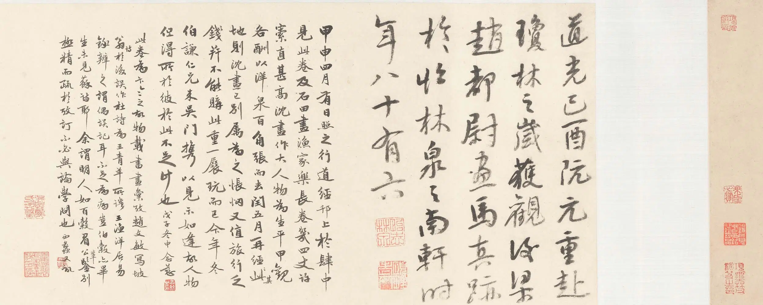 五代十国后梁【赵岩（赵霖）】《神骏图卷（传）》