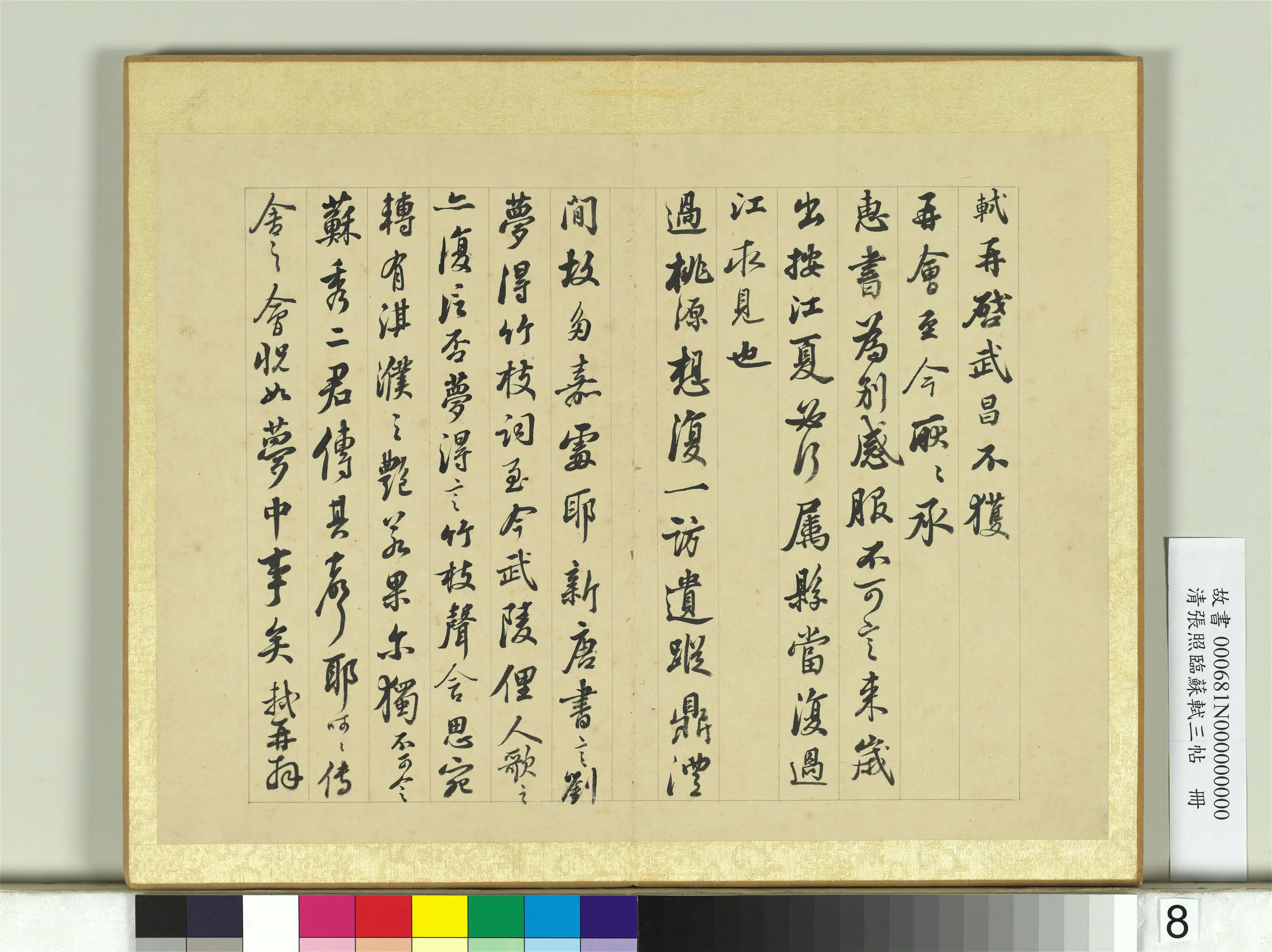 清代【张照】《临苏轼三帖册》 第13张 清代【张照】《临苏轼三帖册》 第13张