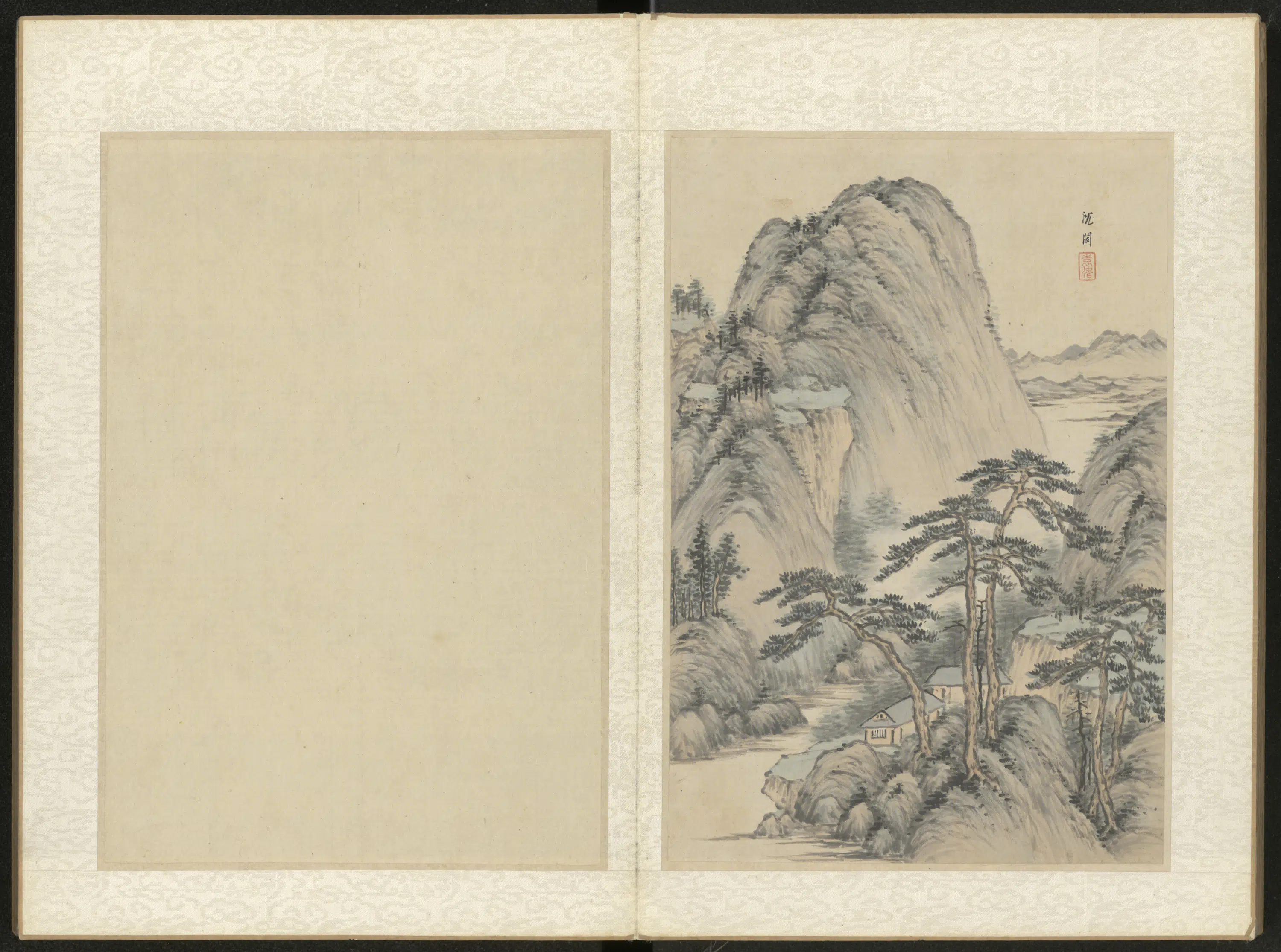 清代【沈闳】《山水册》 第9张