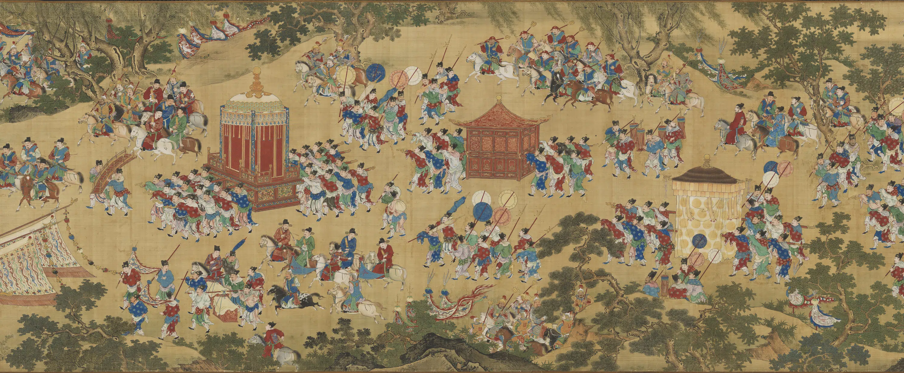 明朝《明人画出警图卷》 第9张 明朝《明人画出警图卷》 第9张