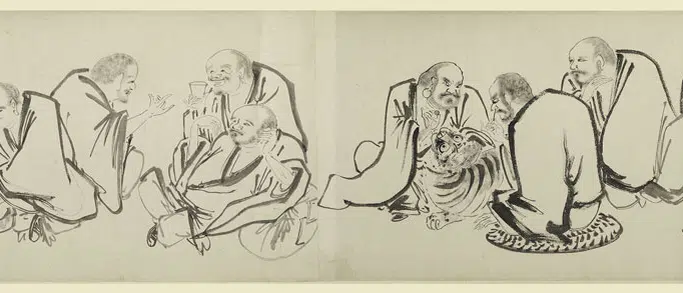 明朝【李麟】《白描罗汉图卷》 第8张 明朝【李麟】《白描罗汉图卷》 第8张