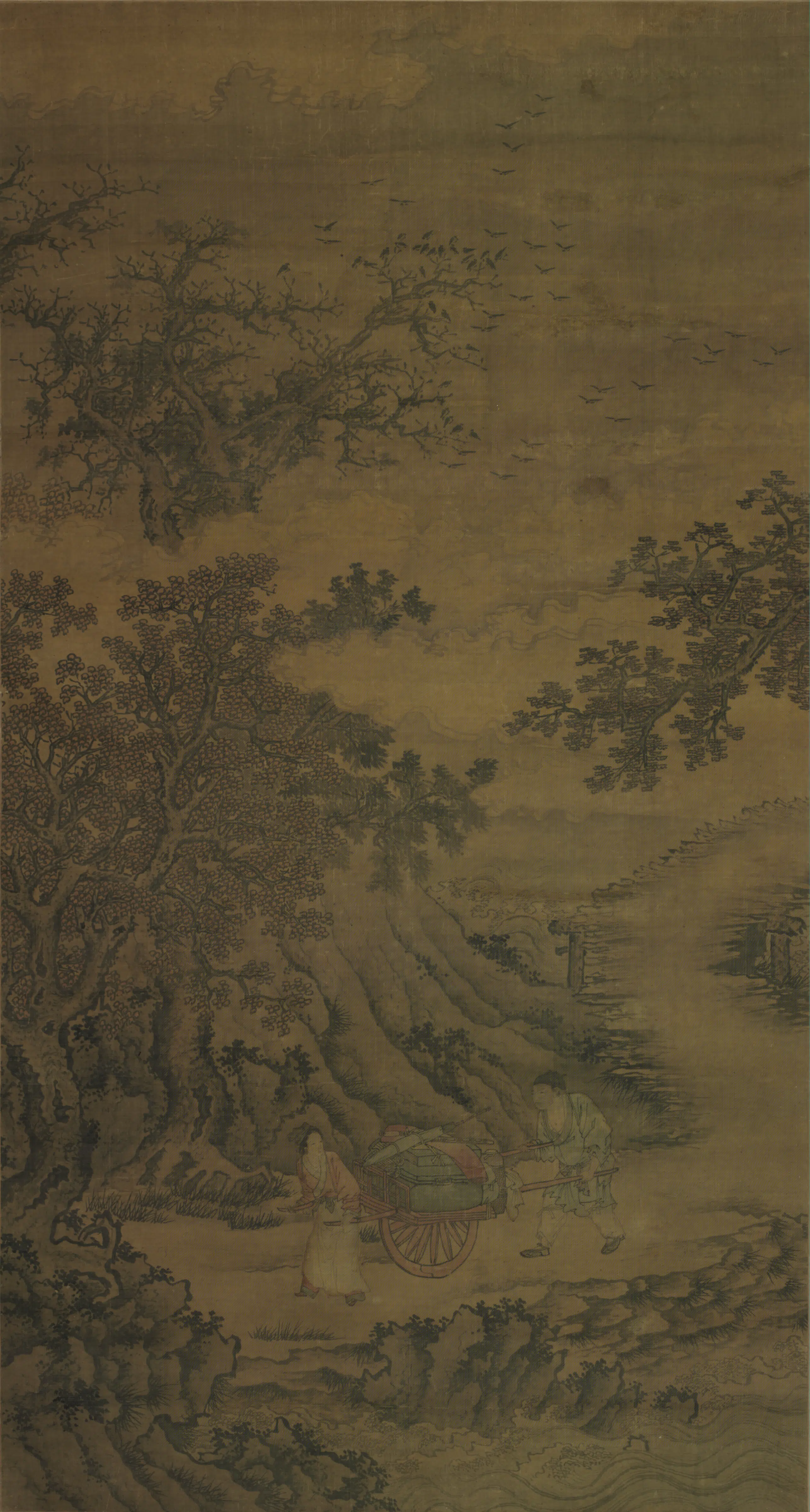 明朝【谢时臣】《人物轴》