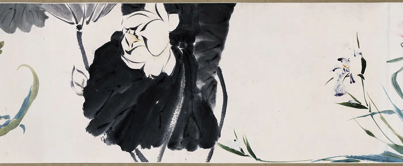 清代【袁江】《花卉图卷》 第3张