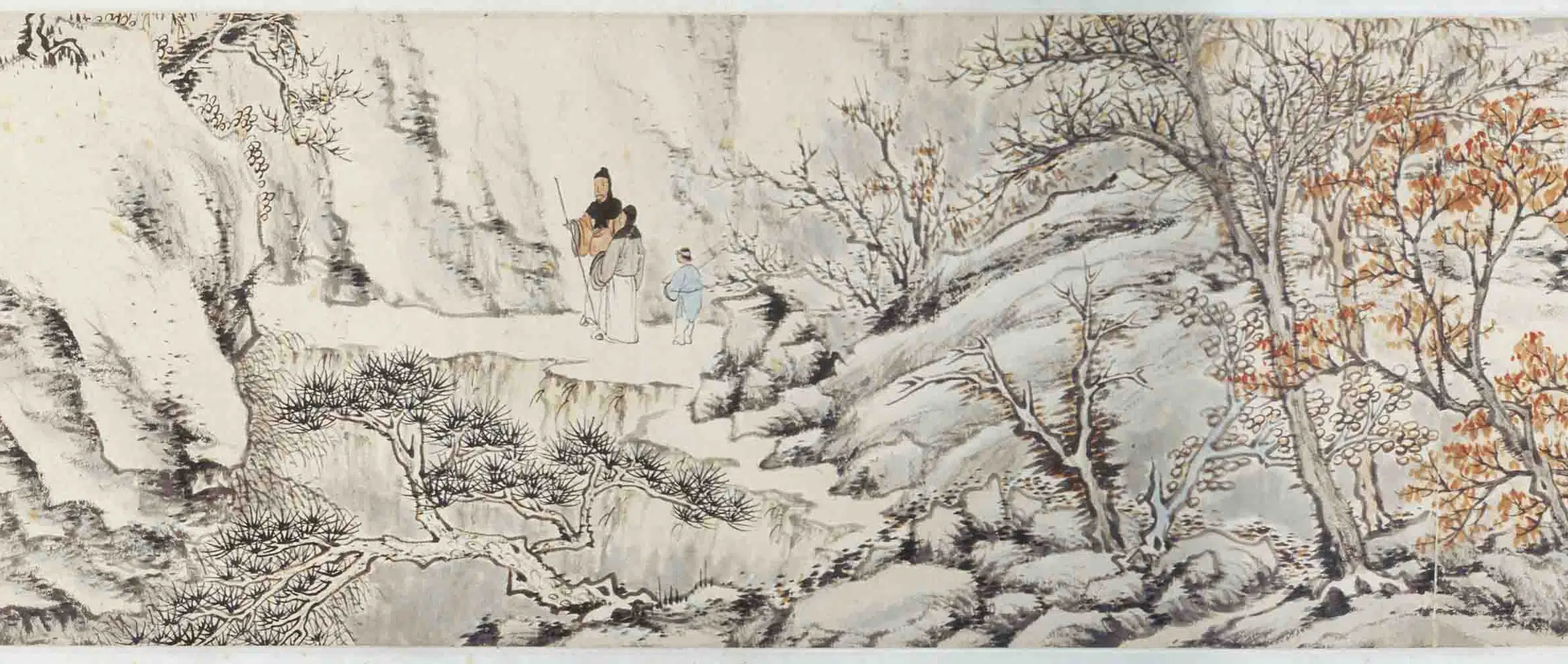 清代【萧云从】《四时山水卷》 第10张 清代【萧云从】《四时山水卷》 第10张