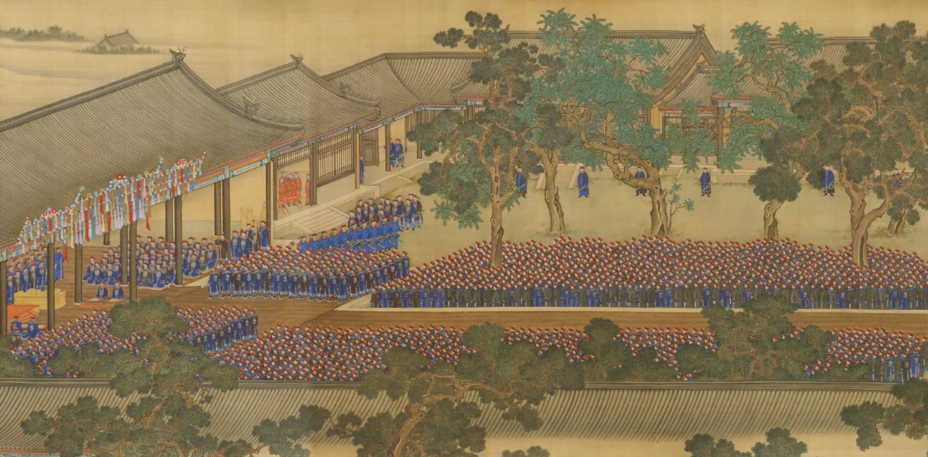 清代【爱新觉罗胤禛-清世宗雍正皇帝】《清人画临雍图像第二卷》 第2张