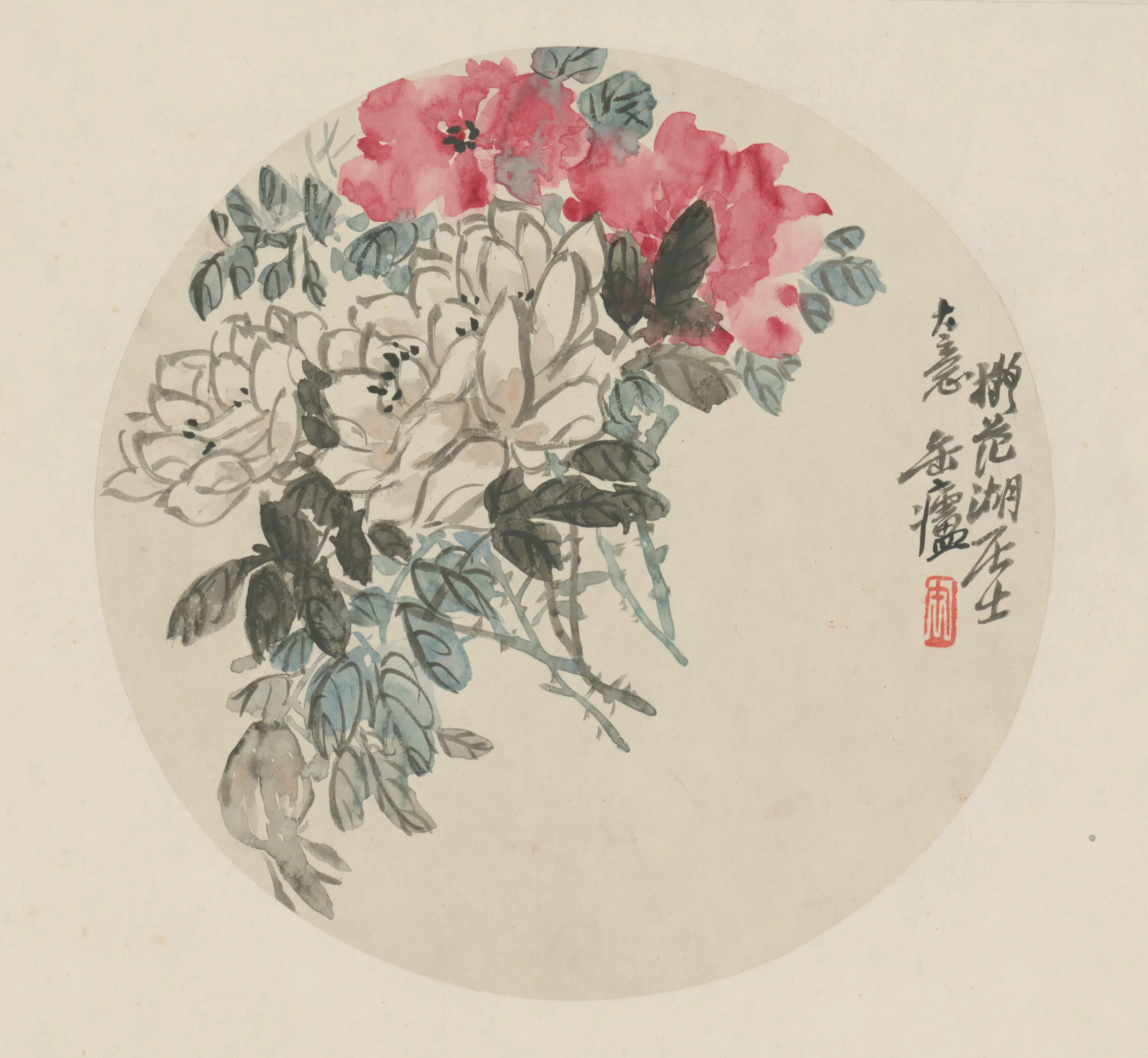 清代【吴俊卿】《花卉册》 第3张