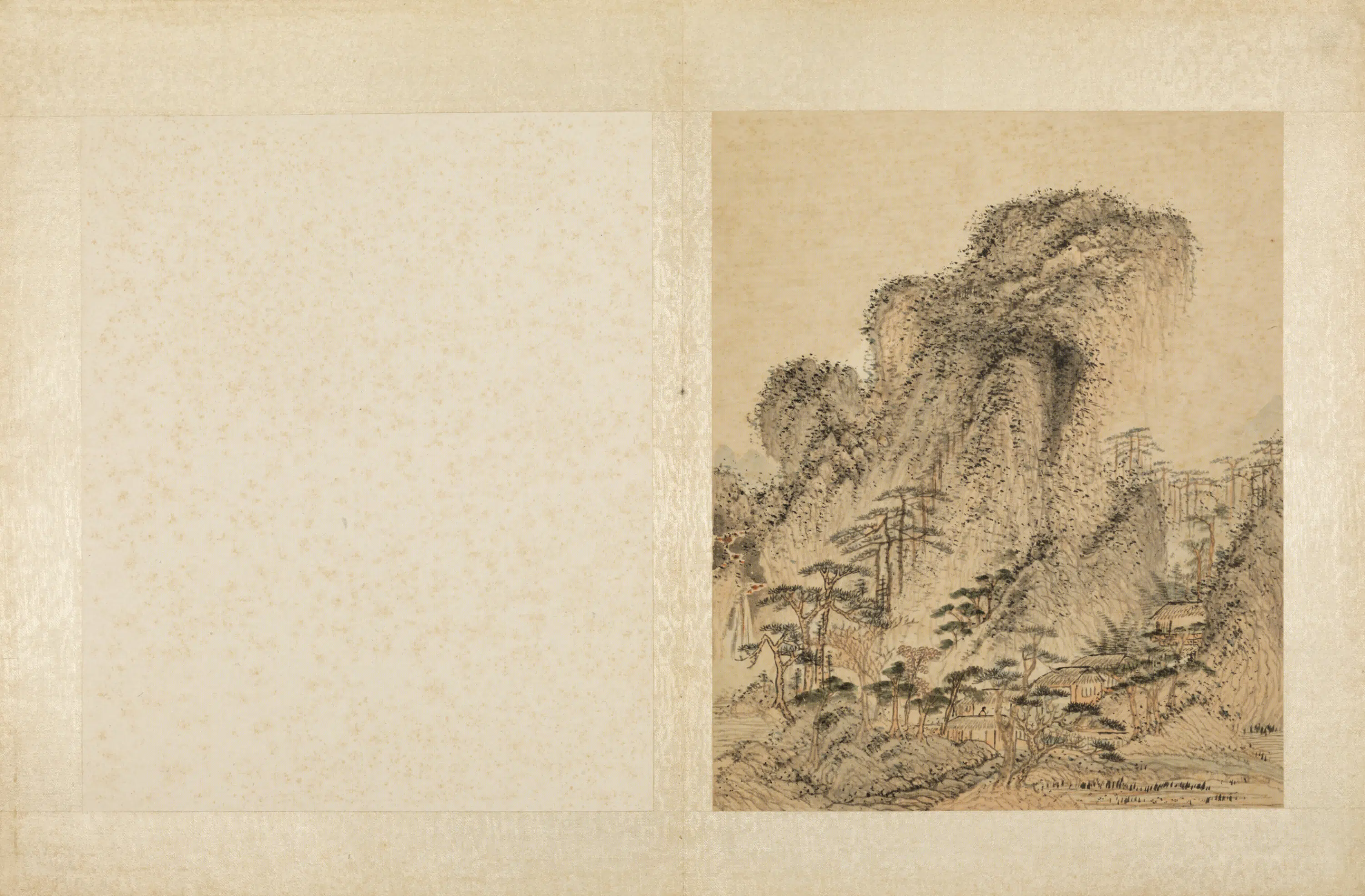 明朝【叶向荣】《山水图册》 第7张