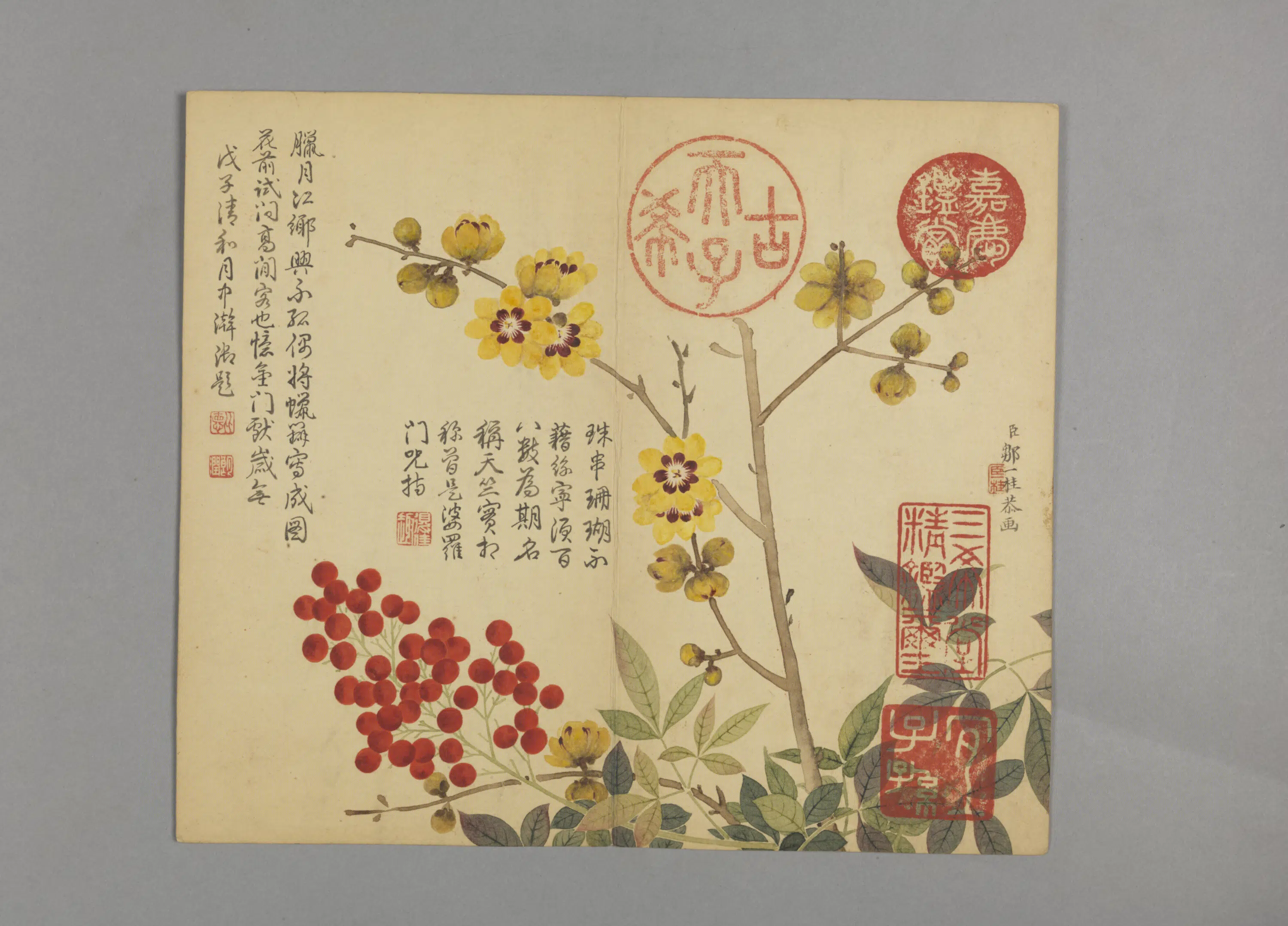 清代【邹一桂】《花鸟草虫图册（12开）》 第4张